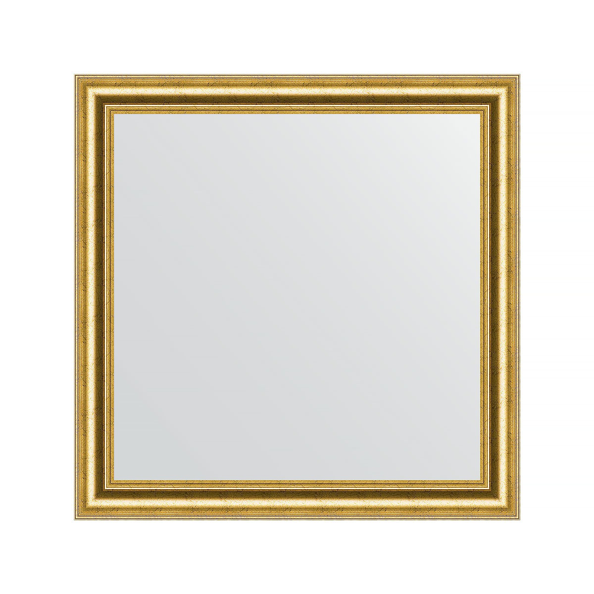 Зеркало в багетной раме Evoform состаренное золото 67 мм 76х76 см зеркало 73х103 см состаренное бронза с плетением evoform exclusive by 3458