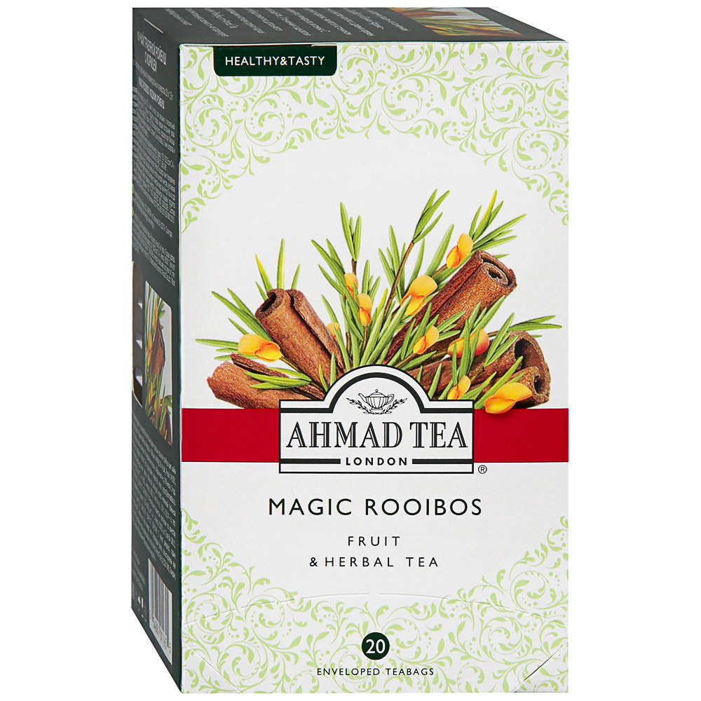 Чай травяной Ahmad Tea Magic Rooibos 20х1,5 г лента атласная 10 мм × 23 ± 1 м травяной 55