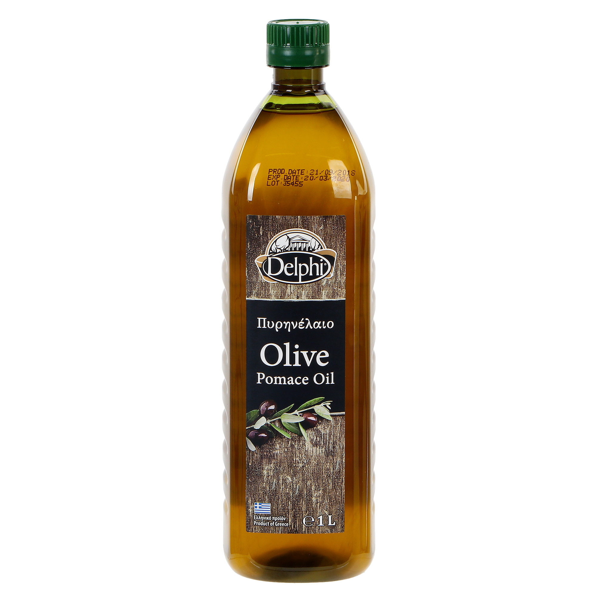 Масло оливковое DELPHI Pomace 1 л - фото 1