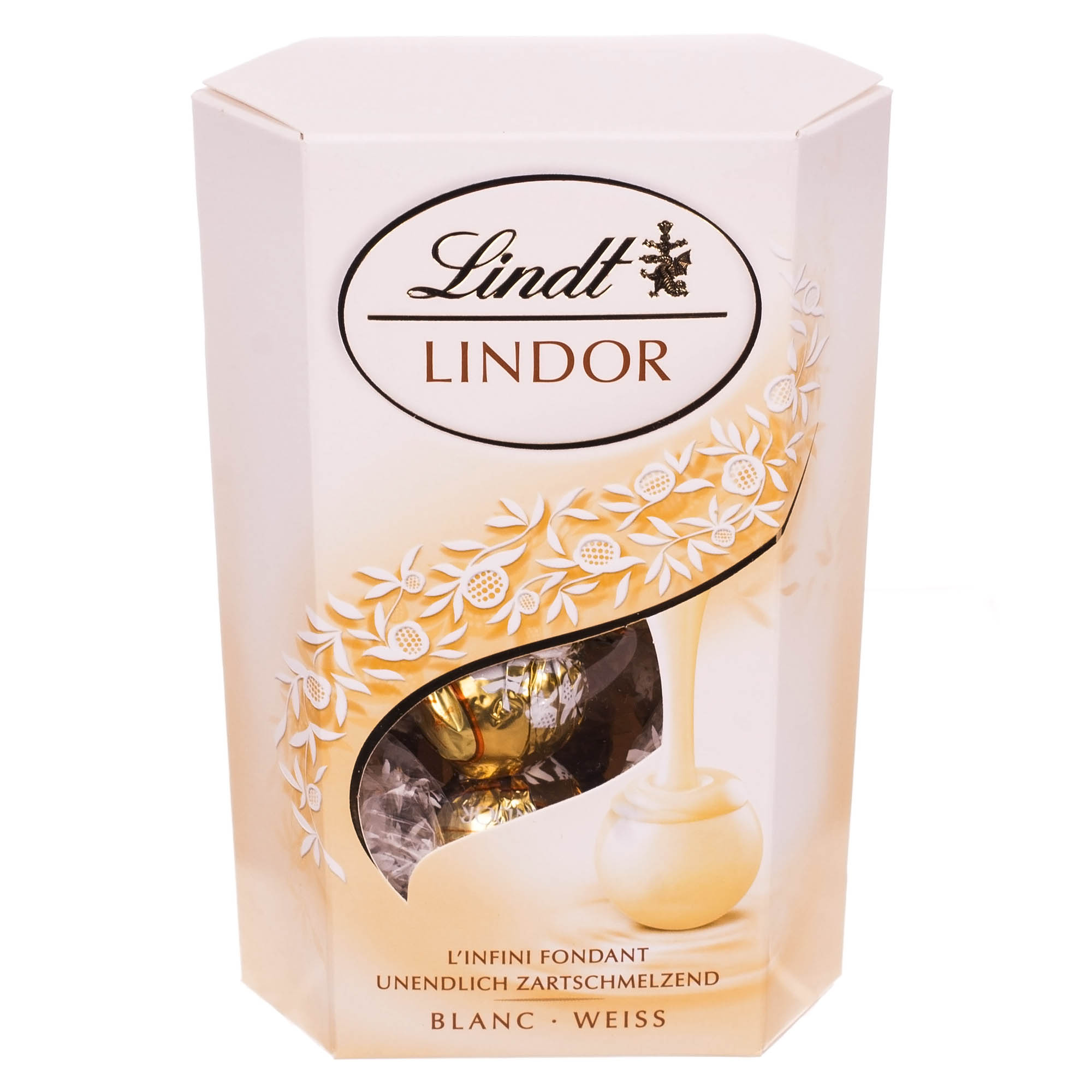 Конфеты линдор белый 200гр Lindt конфеты lindt lindor сердце молочные кг