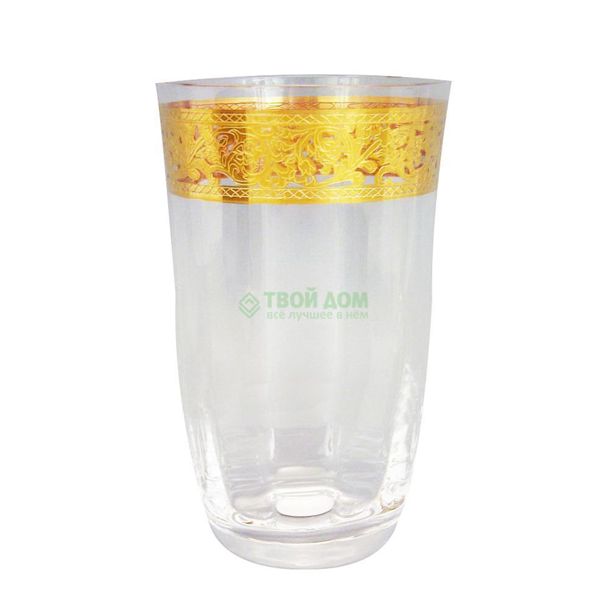 Набор стаканов F&p srl Аллегро hb 6шт 310мл аллегрозол (13896/0), цвет золотой