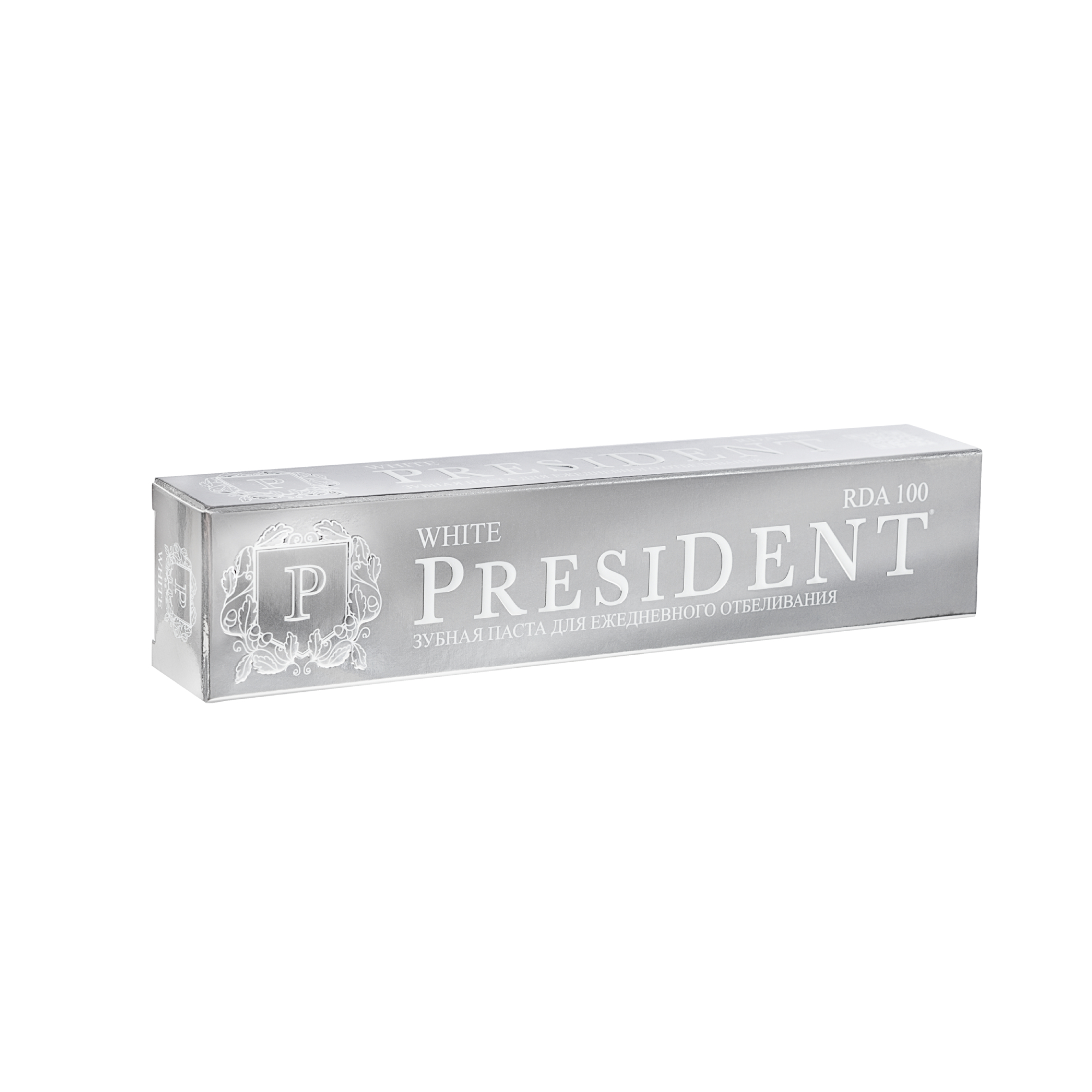 Зубная паста Президент уайт 75 мл президент зубная щетка уайт жесткая