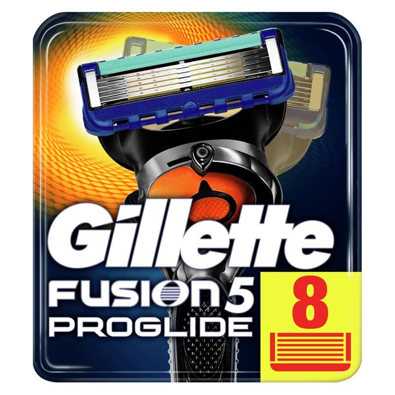 Сменные кассеты для станка Gillette Fusion ProGlide 8 шт (GIL-84854229) сменные кассеты для бритв gillette fusion для мужчин 4 шт 81372251