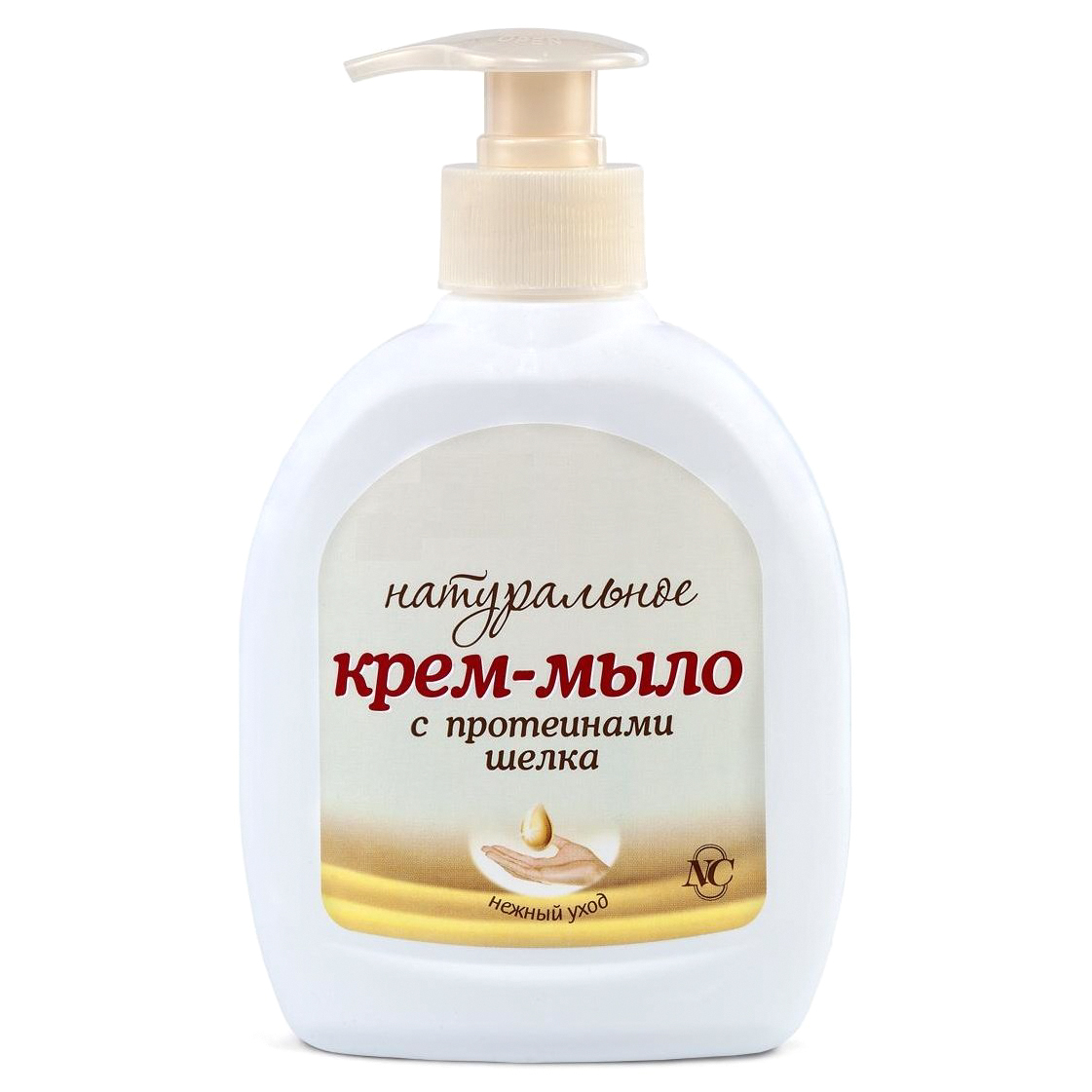 Крем-мыло Невская Косметика Натуральное с протеинами шелка 300 мл