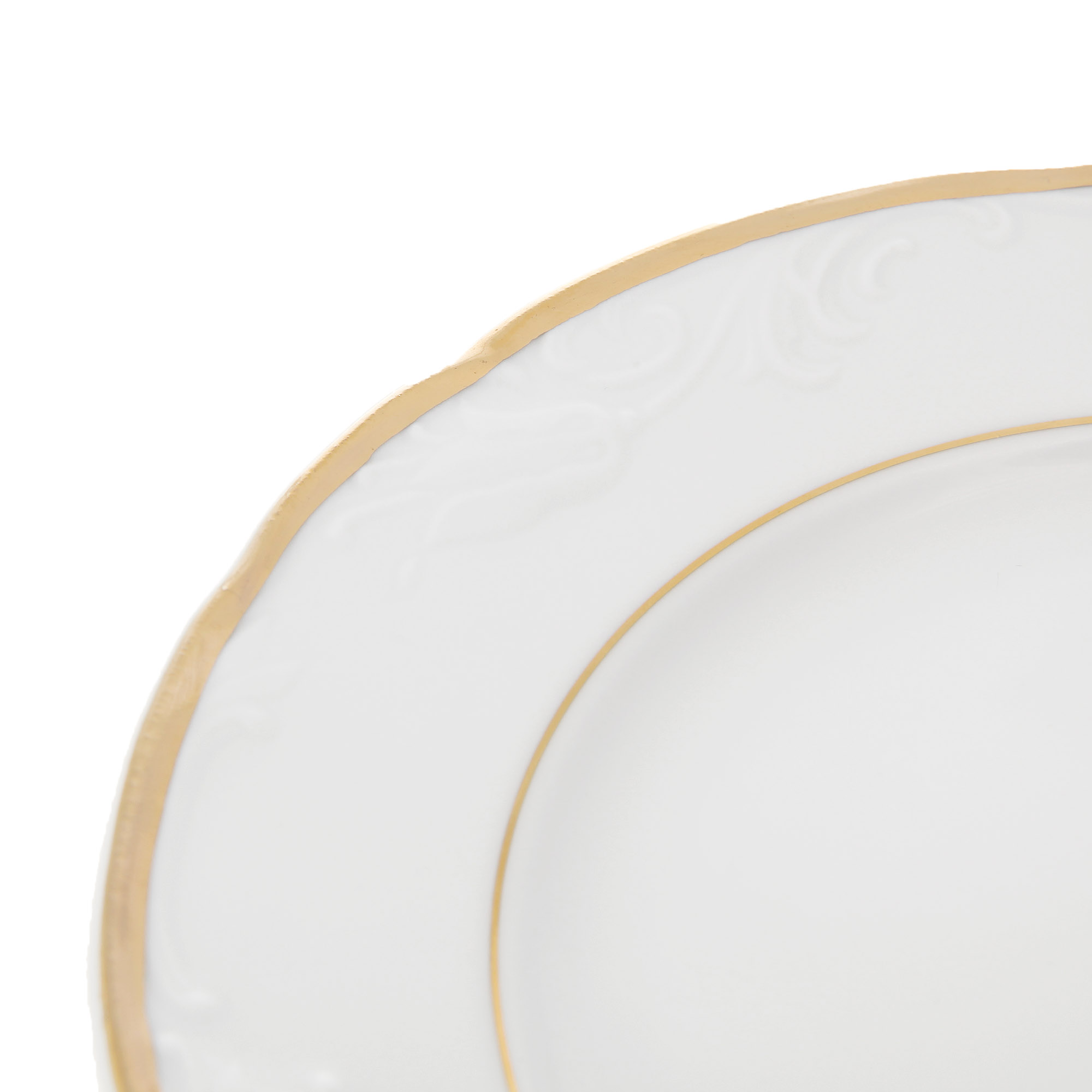 Набор тарелок десертных Thun Белоснежный тюльпан 19 см 6 шт, цвет белый - фото 4