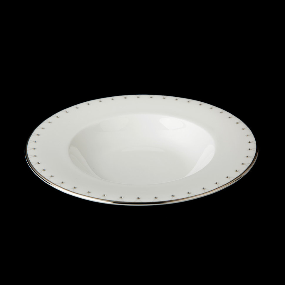 Набор тарелок для супа Hankook/Prouna Принцесс с кристаллами Swarovski 22,5 см 6 шт шар для декорирования стразами