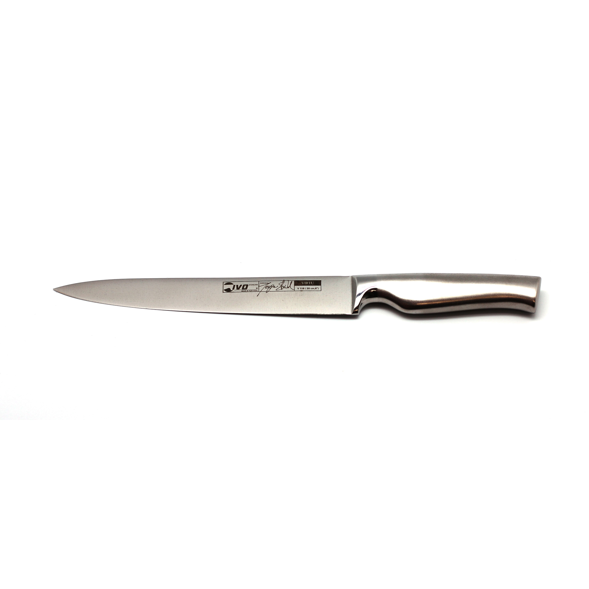 Нож для нарезки 20см IVO соединитель ригелей ограждения artens из нержавеющей стали aisi 304 4 шт