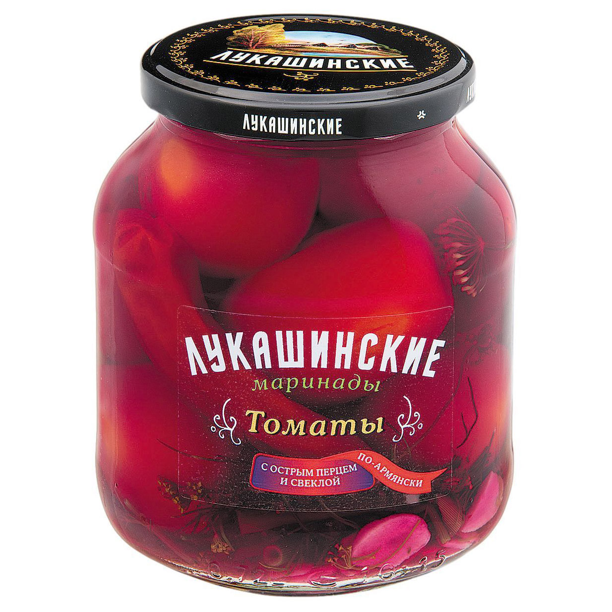 Томаты Лукашинские по-армянски 670 г томаты зеленый стандарт капрезетто 600 гр
