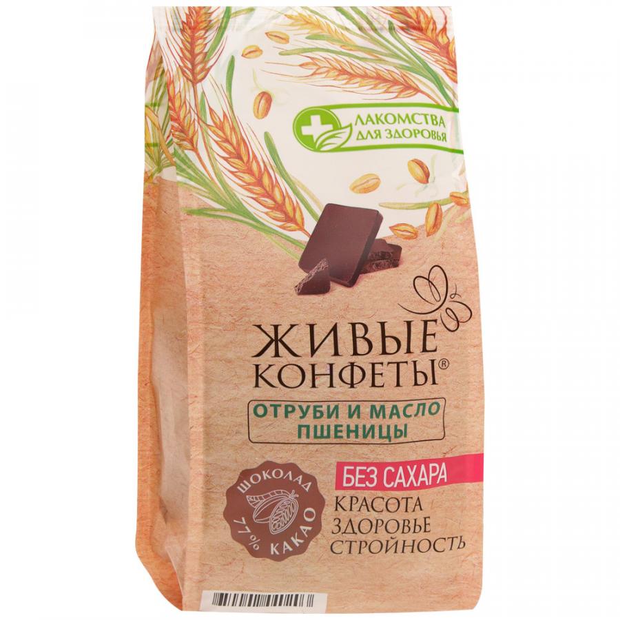 Шоколад горький Лакомства для здоровья с отрубями и маслом пшеницы, 100 г лента атласная 20 мм × 23 ± 1 м горький шоколад м496