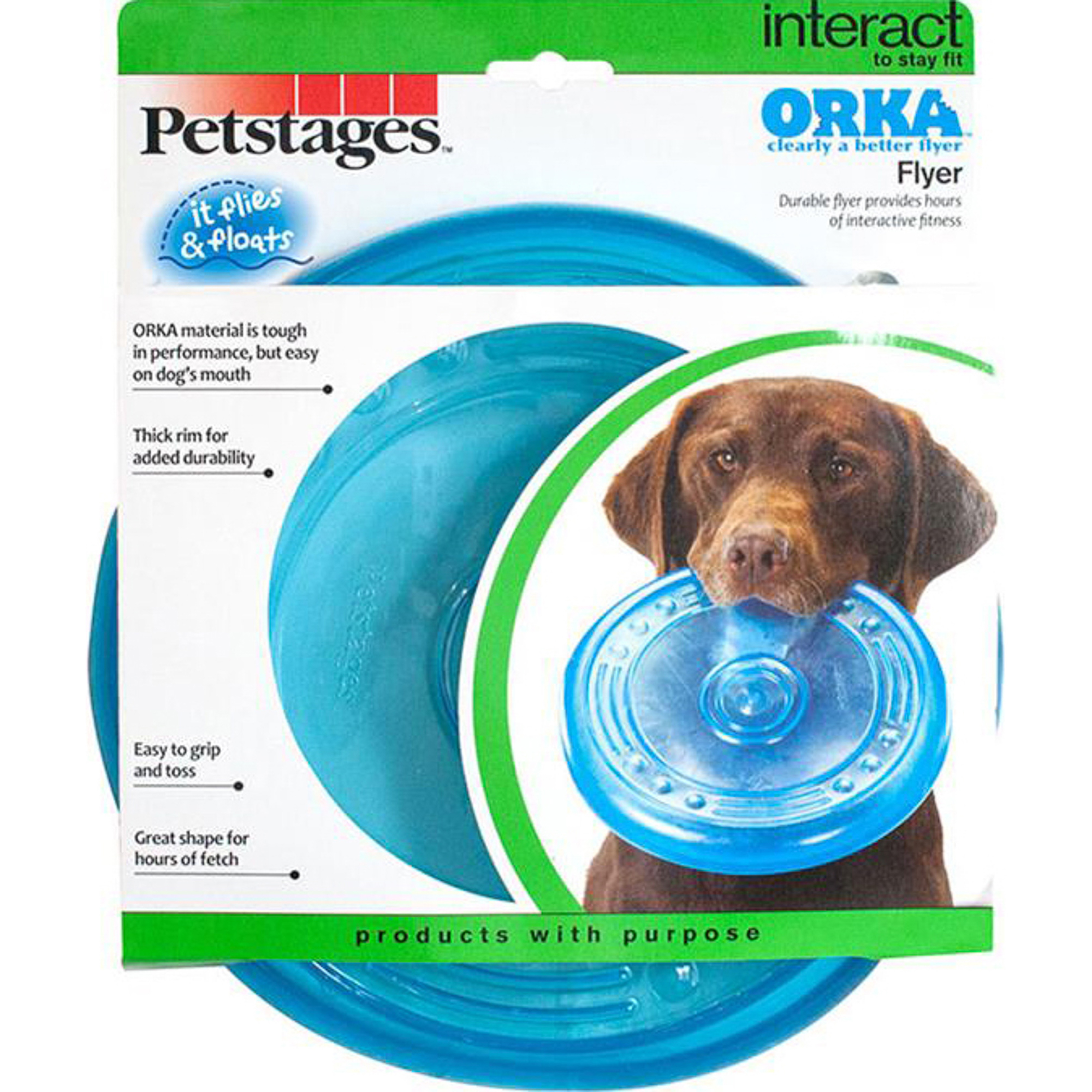 фото Игрушка для собак petstages orka летающая тарелка