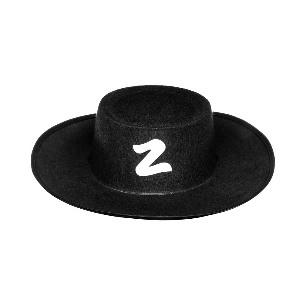 Шляпа детская Yiwu shenkun craftwo Зорро, цвет черный, размер 55 - фото 1