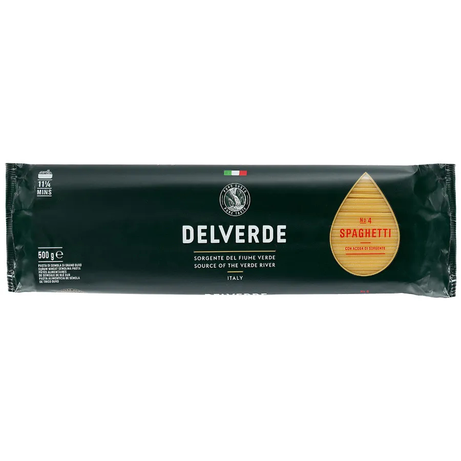 Макароны Delverde № 004 Спагетти 500 г макароны d oro спирали 500 г