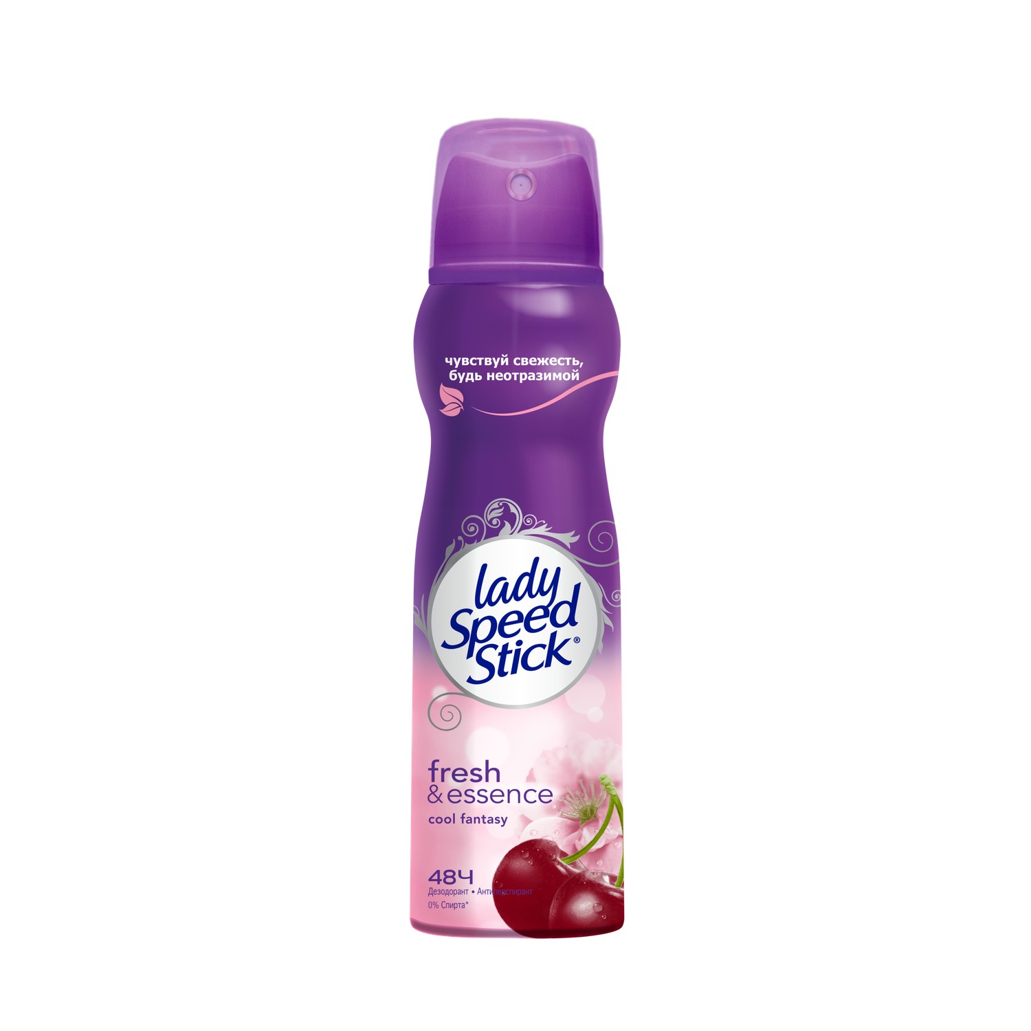 фото Дезодорант-спрей lady speed stick fresh&essence цветок вишни 150мл