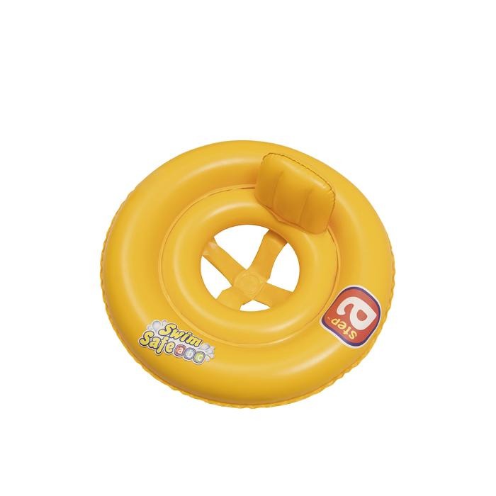 Круг для плавания Bestway желтый (32027B) детский надувной круг хвост русалки 56258 intex