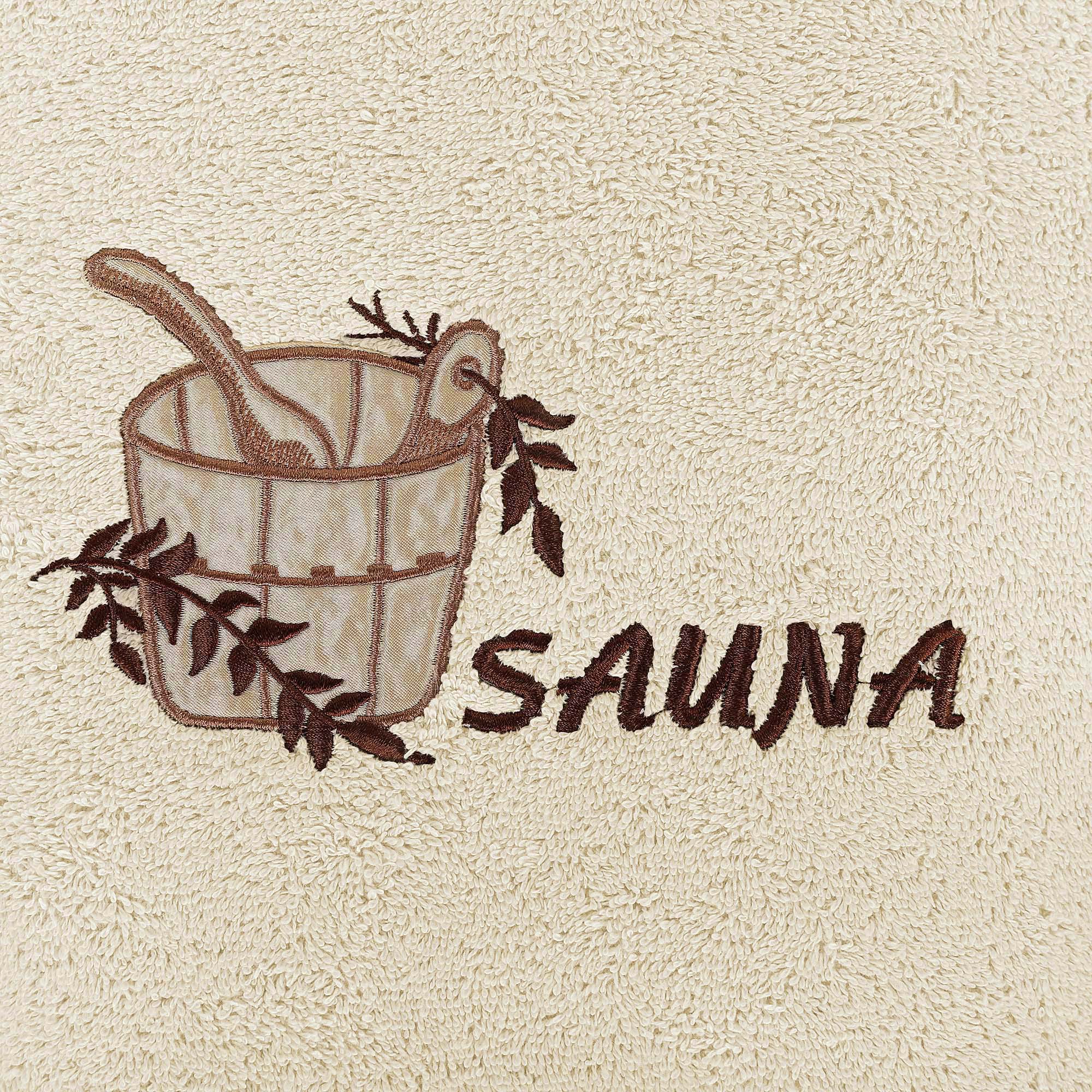 фото Полотенце вафельное asil sauna beige 100x150