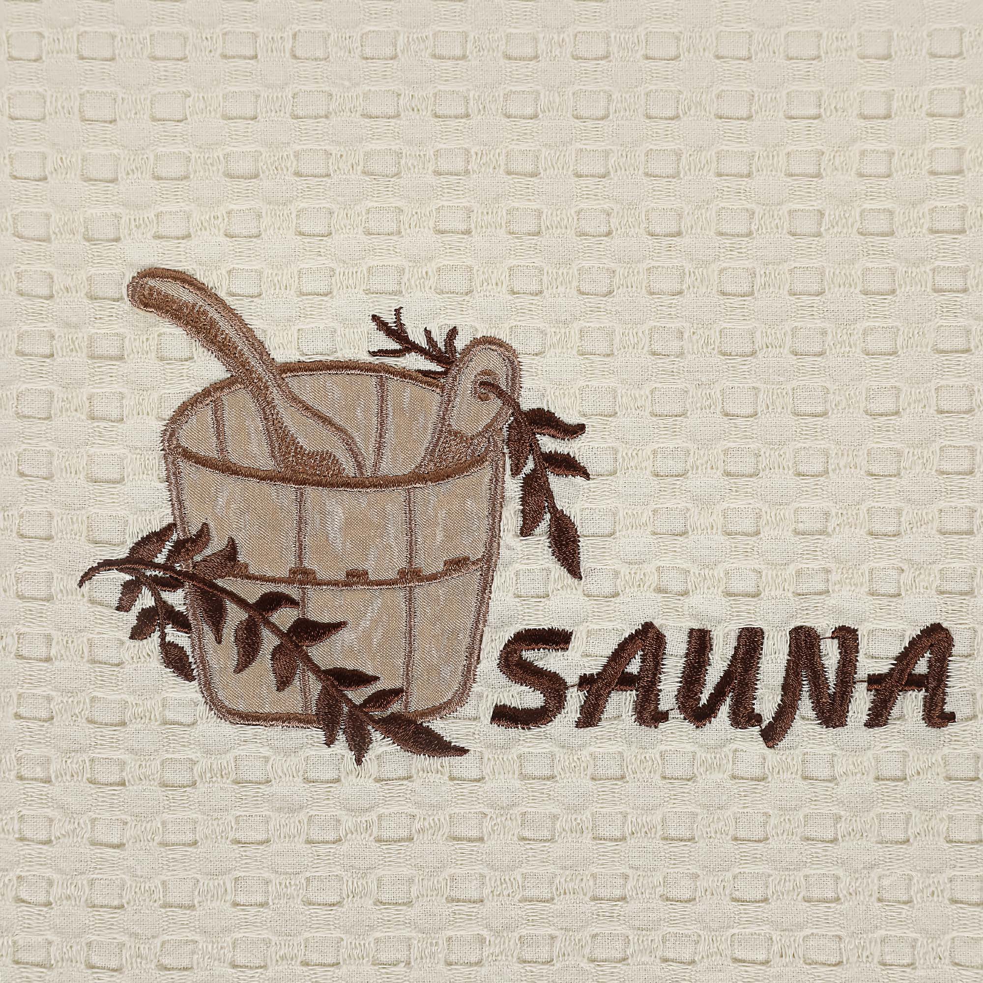 фото Полотенце вафельное asil sauna beige 150x200