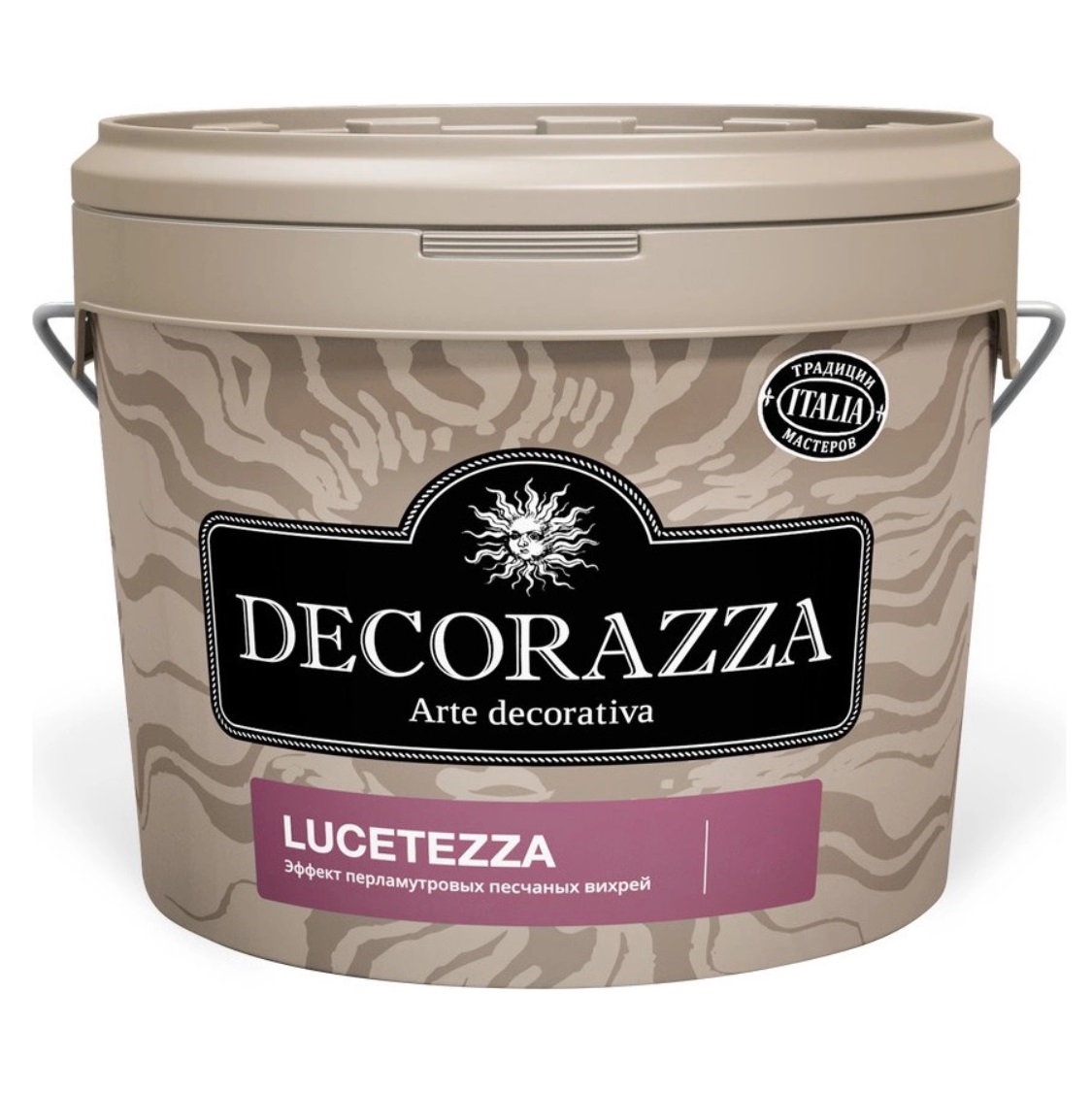Декоративная краска Decorazza lucetezza база oro 5.0кг декоративная краска decorazza seta oro 1 0кг