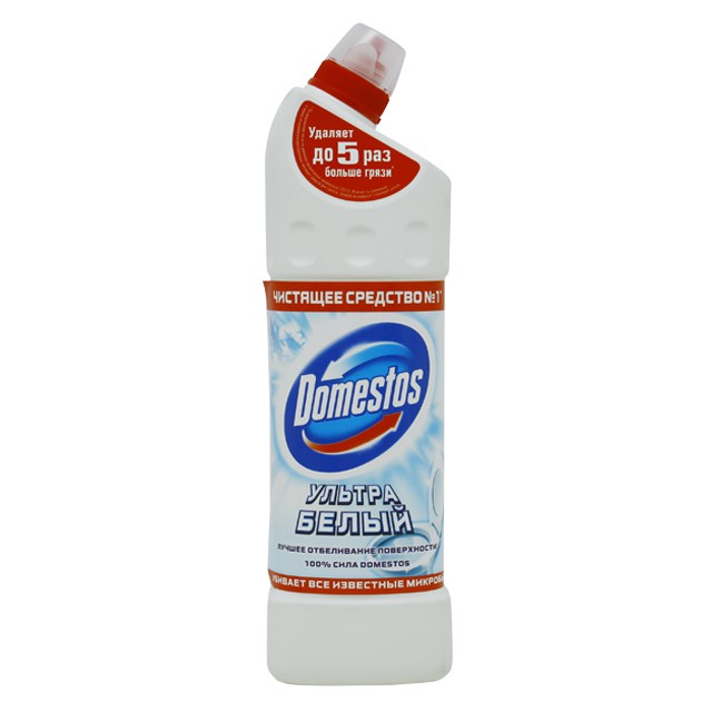 Чистящее средство Domestos Ультра белый 1 л чистящее средство санитарно гигиеническое универсал sanfor ультра белый спрей 500 мл