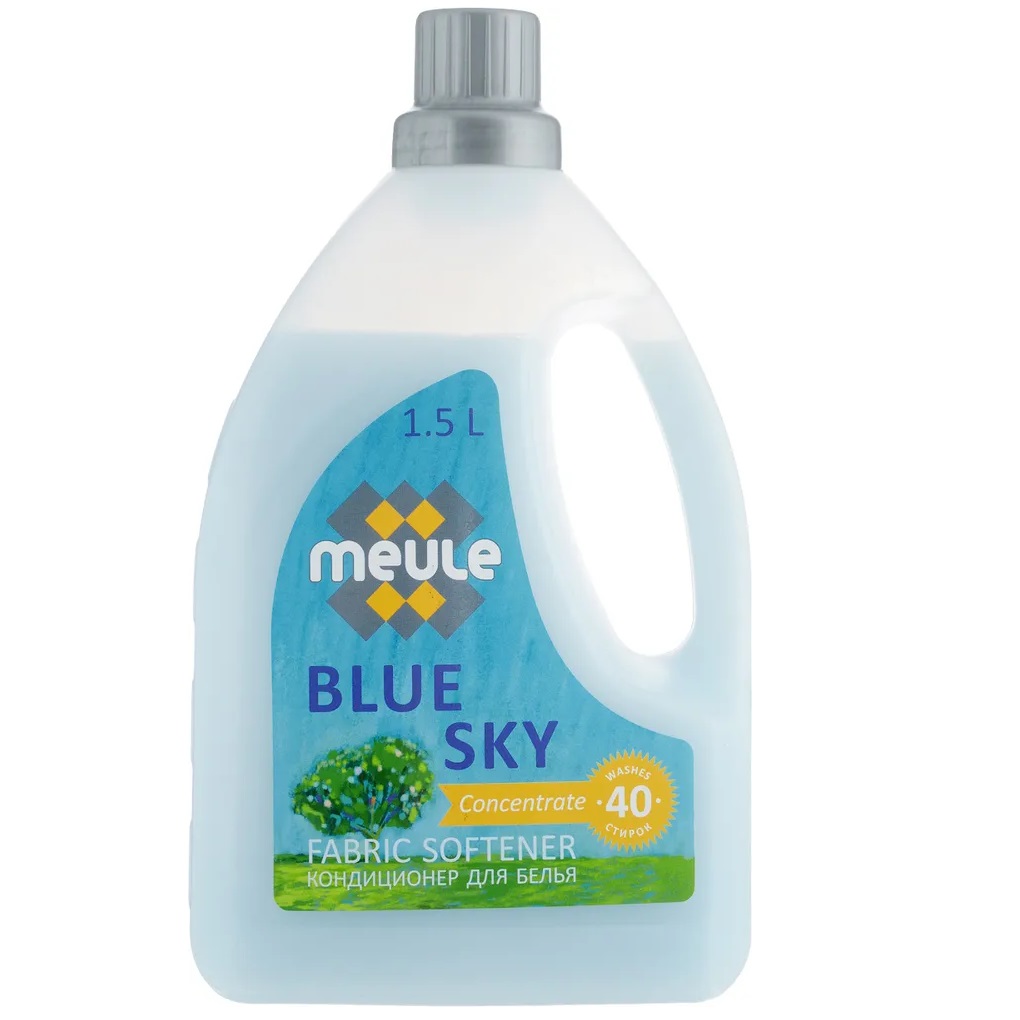 Кондиционер для белья Meule Blue Sky 1.5 л жидкость для биотуалета thetford b fresh blue 2л
