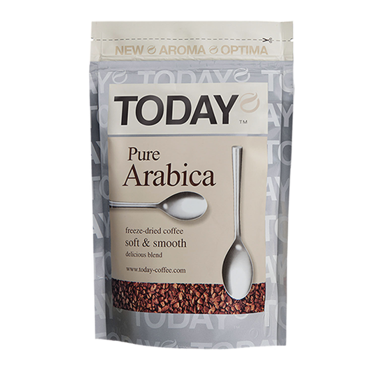 Кофе растворимый Today Pure Arabica 75 г кофе meollo ирландский крем 100% арабика в у 1 кг