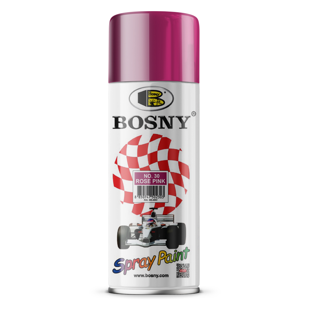 Краска Bosny розовый ral 4003 520 мл