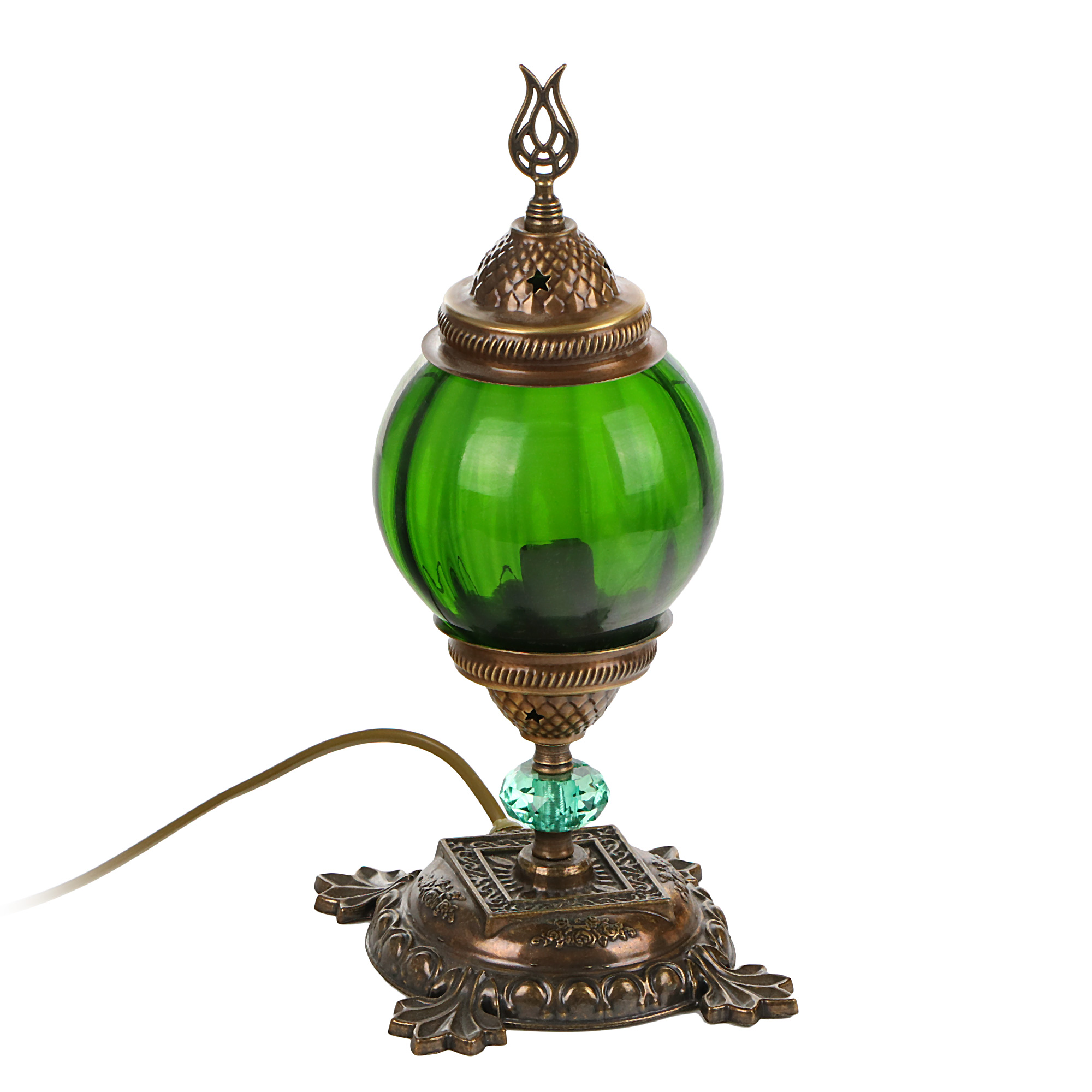 Лампа настольная Exotic мозайка зеленая настольная лампа exotic 6033 мозаик