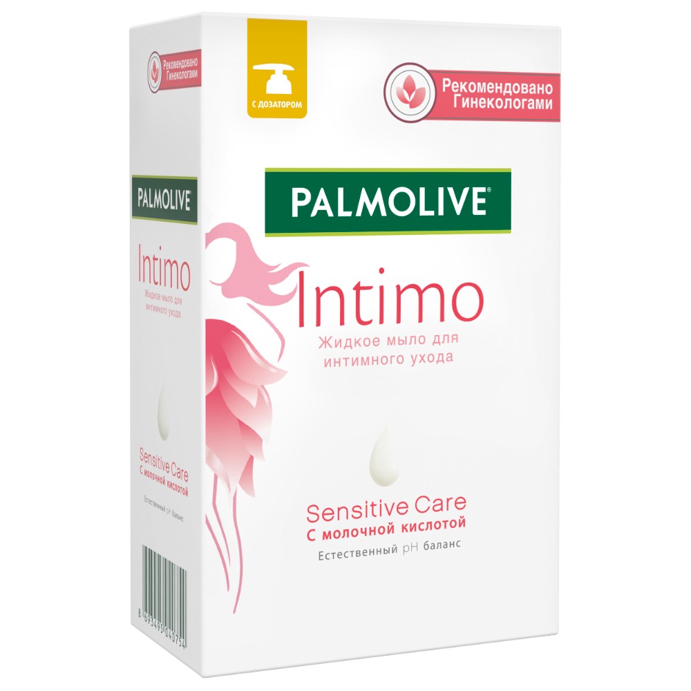 фото Жидкое мыло для интимного ухода palmolive intimo  sensitive care с молочной кислотой, 300 мл