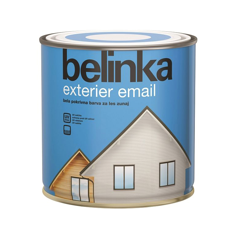 фото Эмаль белинка exterier email укрывная лазурь для защиты древесины 2,5 л belinka