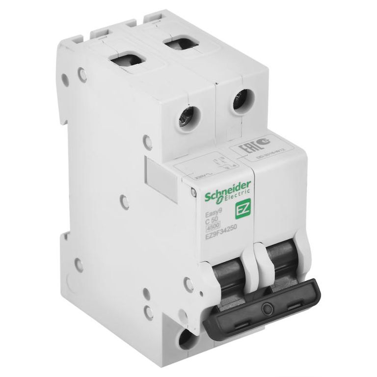 фото Выключатель автоматический schneider electric easy 9 50 а 2 полюса