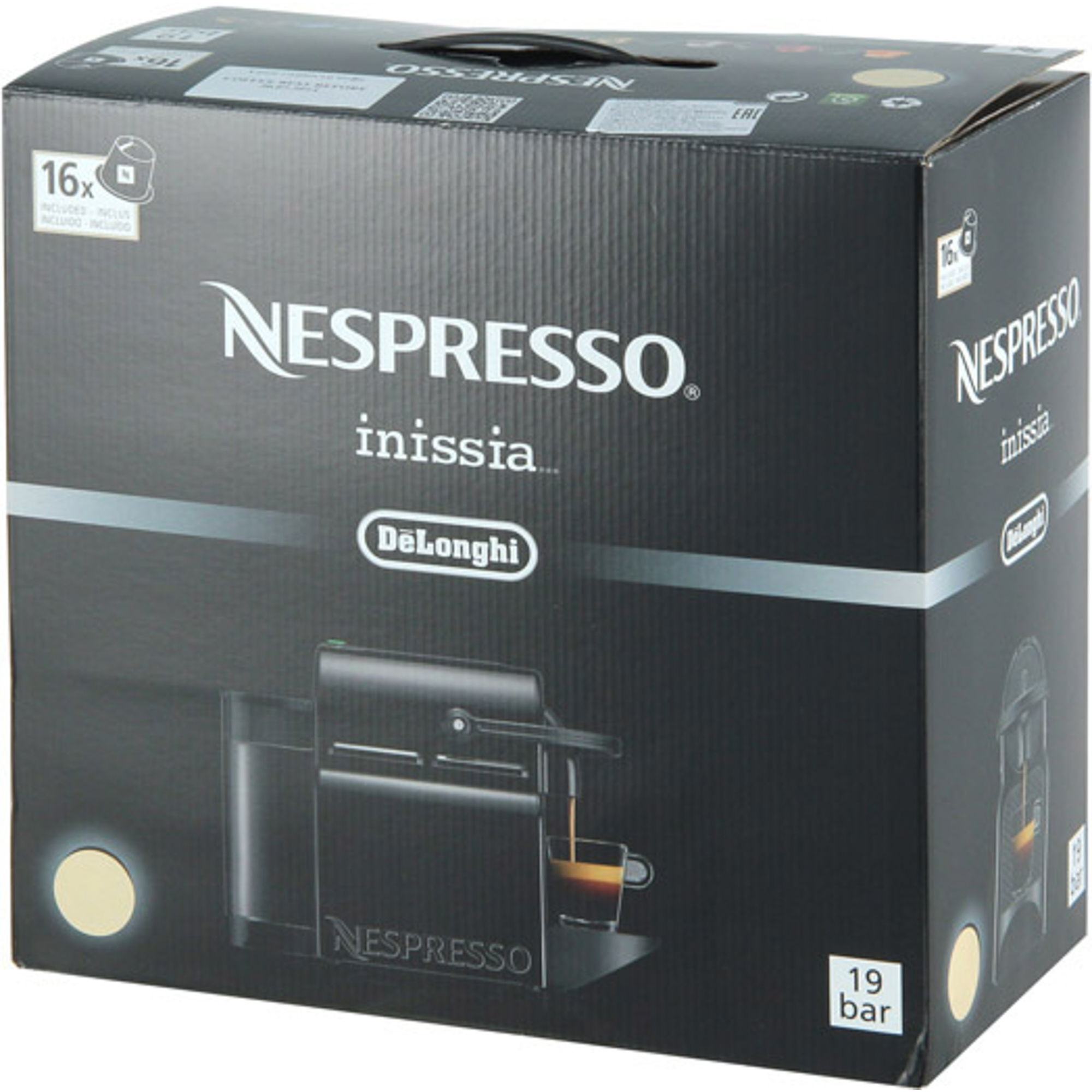 Кофемашина DeLonghi Nespresso Inissia EN 80 CW