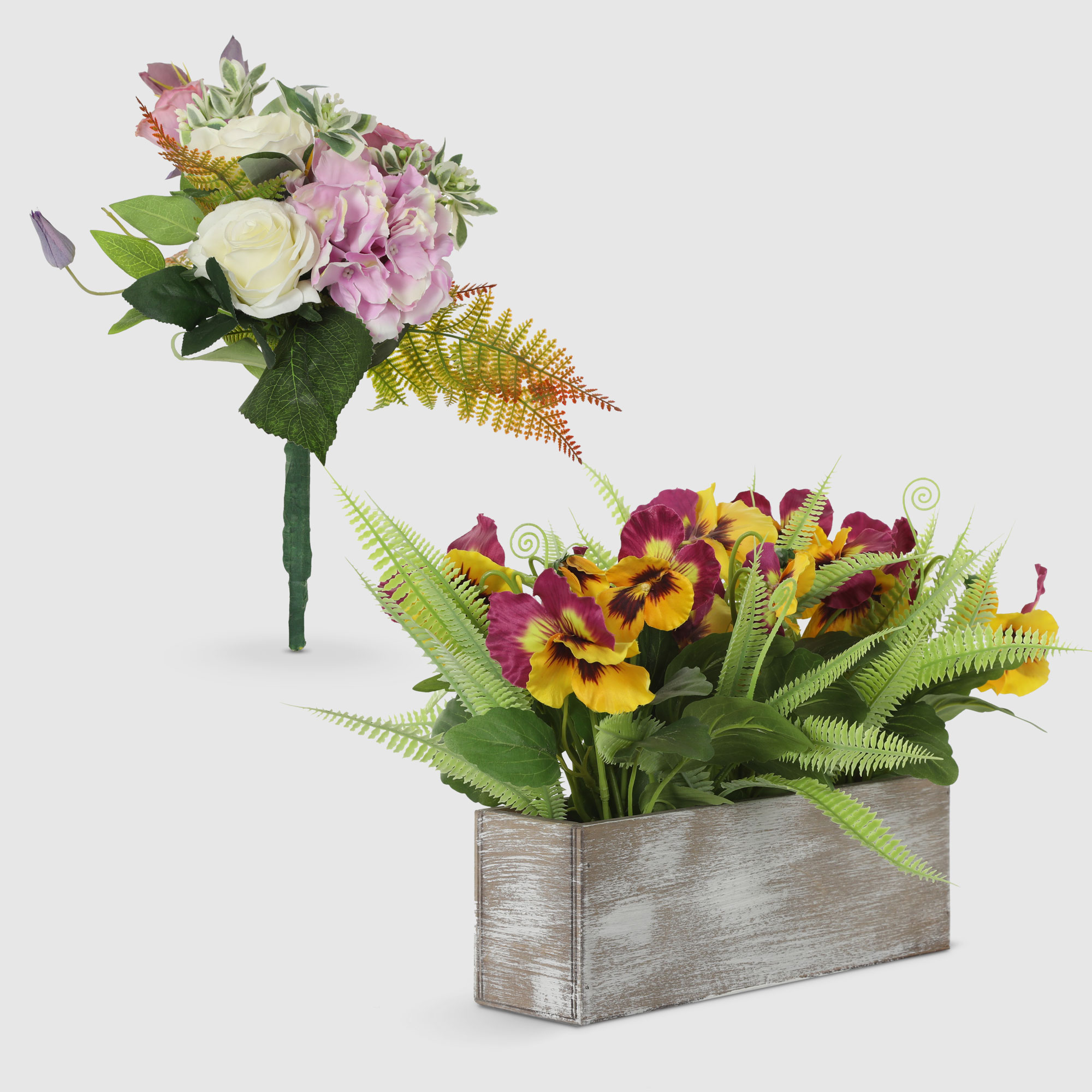 букет искусственных цветов morra Букет из искусственных цветов Фитопарк нежность