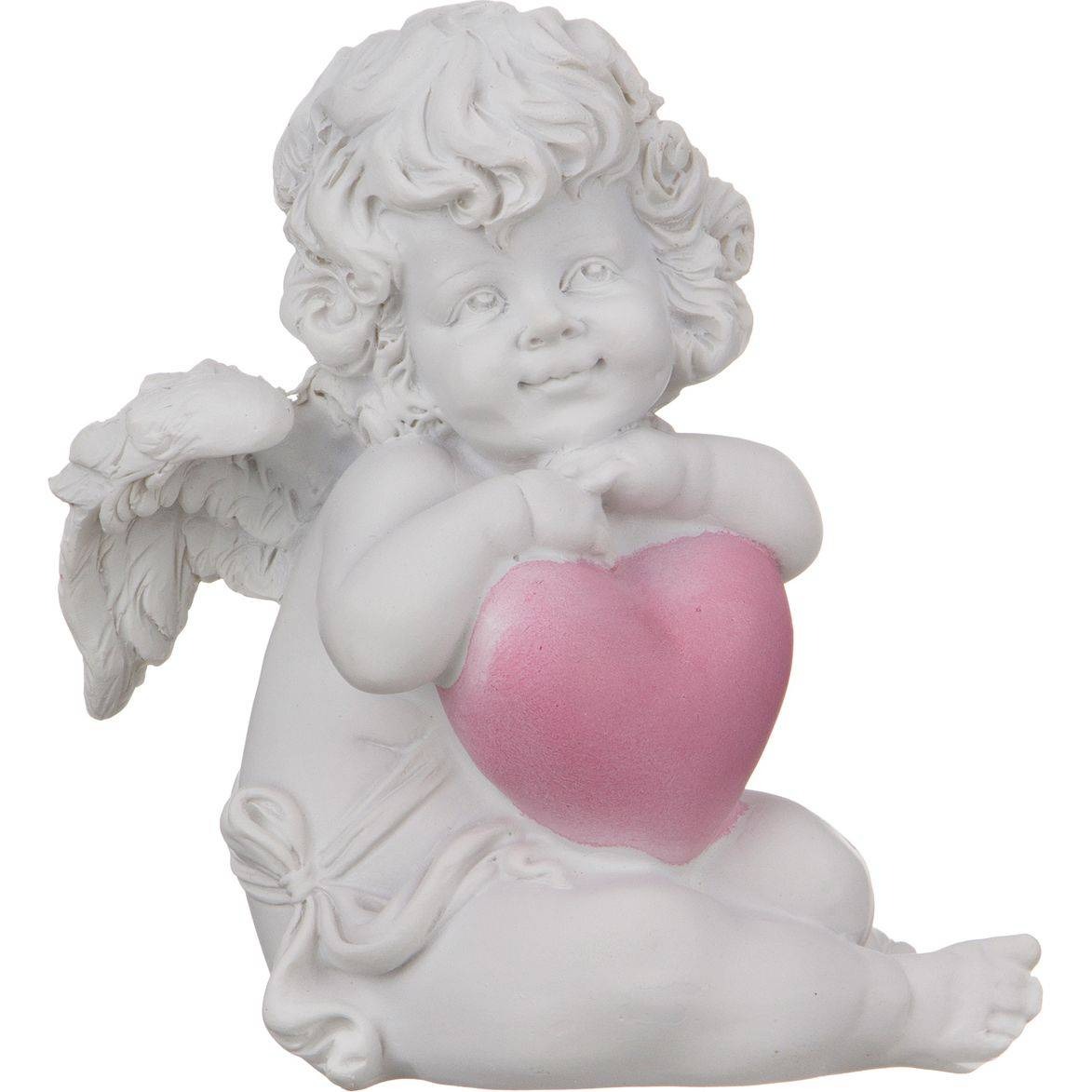 Фигурка Арти-М Amore 10х13х14 см крылья ангела 40×35 см на резинке белый