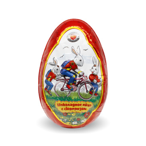Яйцо шоколадное Золотое правило Зайки с сюрпризом 150 г
