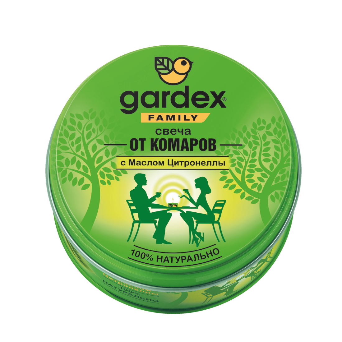 Свеча от комаров Gardex Family средство от комаров gardex natural на натуральной основе спрей 110 мл