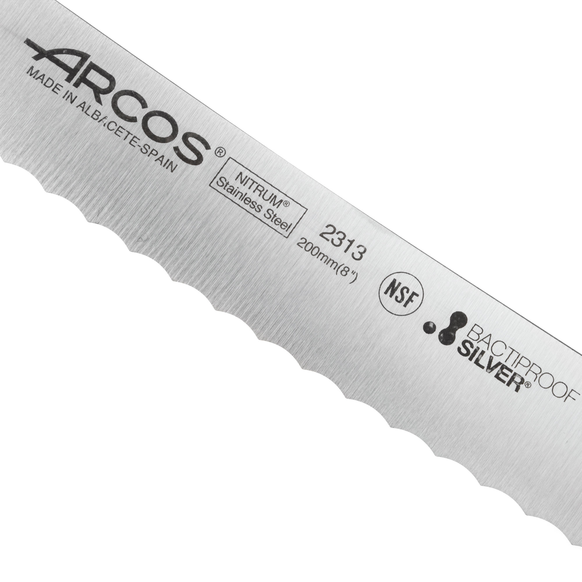 Нож для хлеба Arcos 20 см (231324W), цвет белый - фото 2