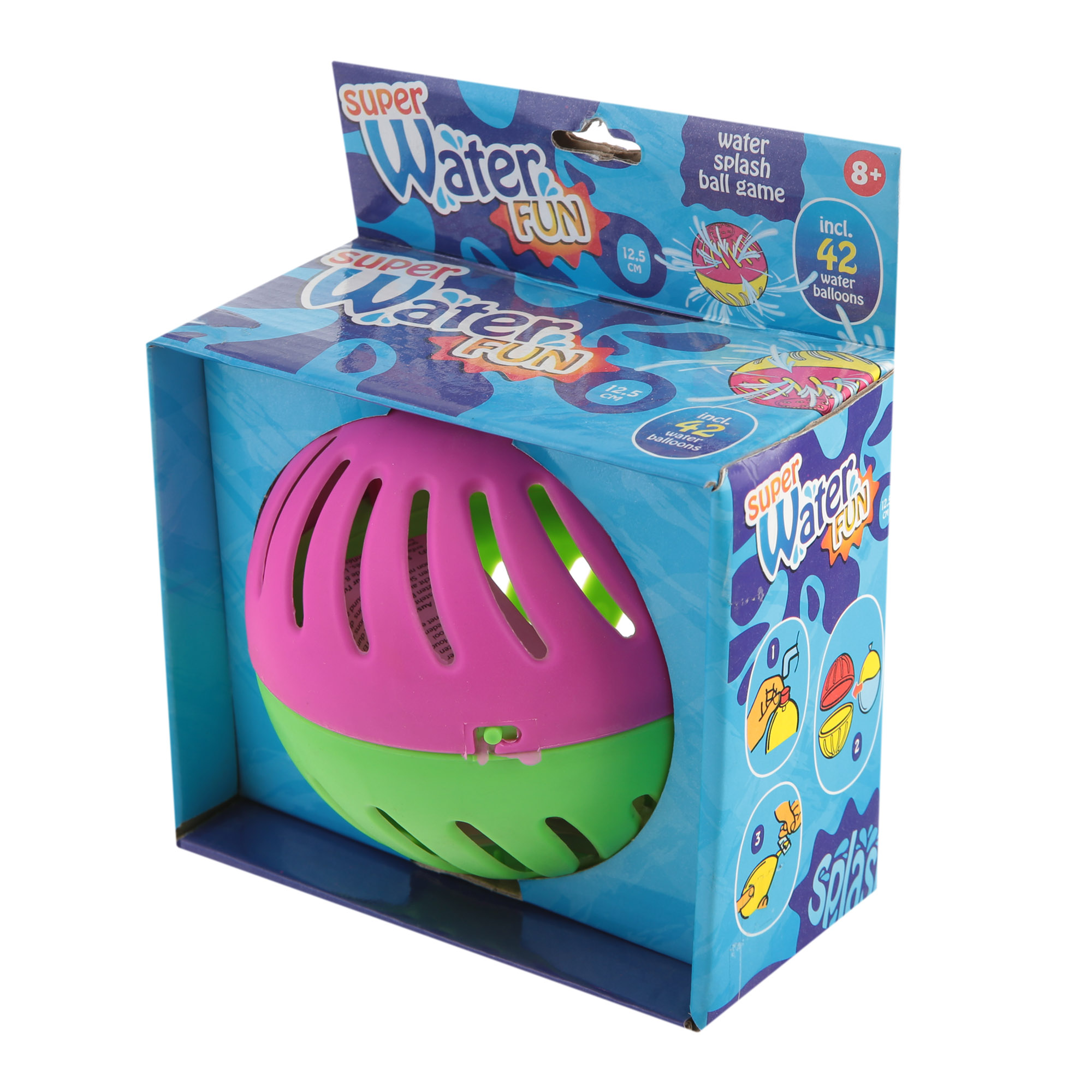 игрушка канатная плетеная с мячом до 35 см до 115 г мятная Игрушка шарики для наполнения водой Koopman