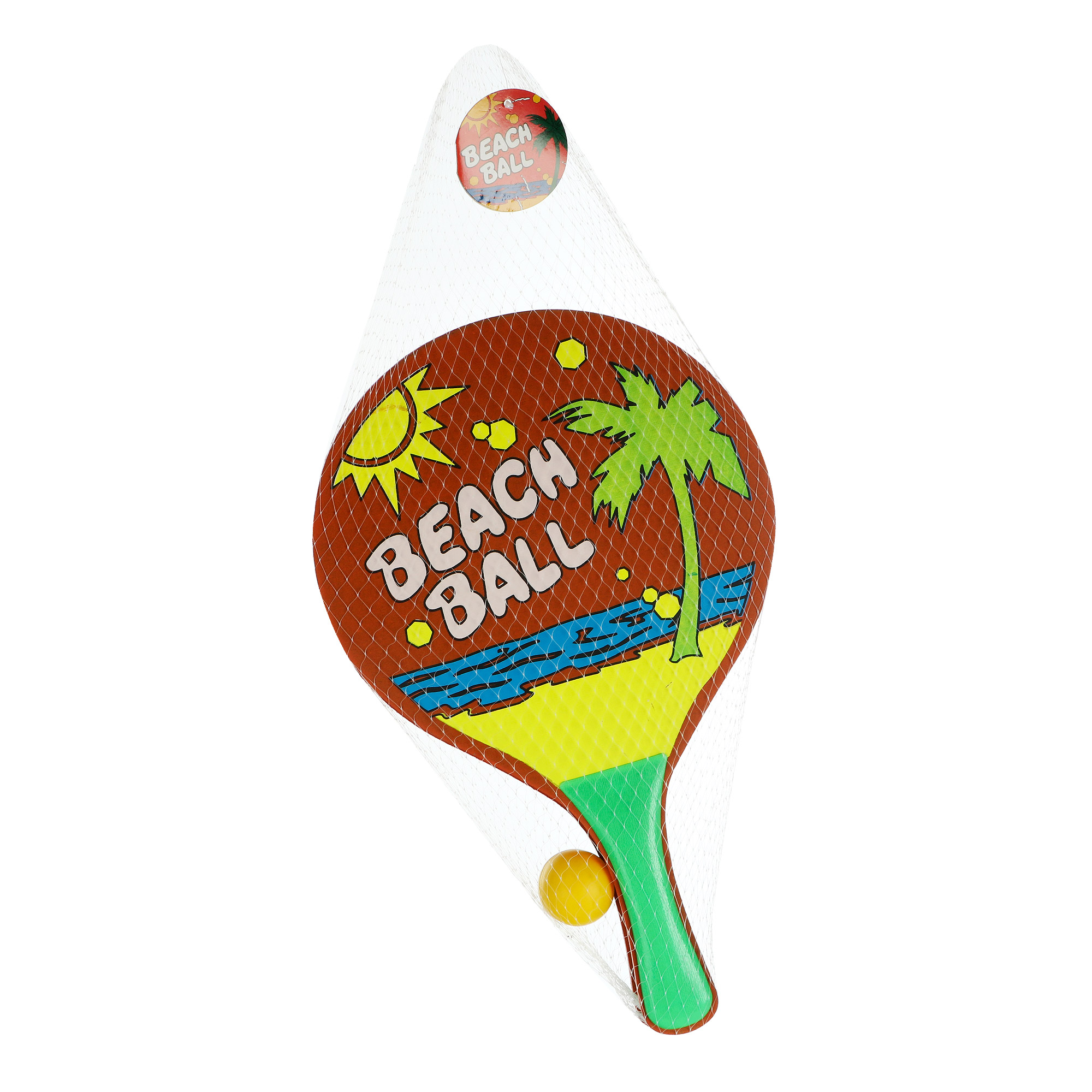 Набор для пляжного тенниса Koopman Beach Ball кольца деревянные d 55 мм набор 3 шт без покрытия