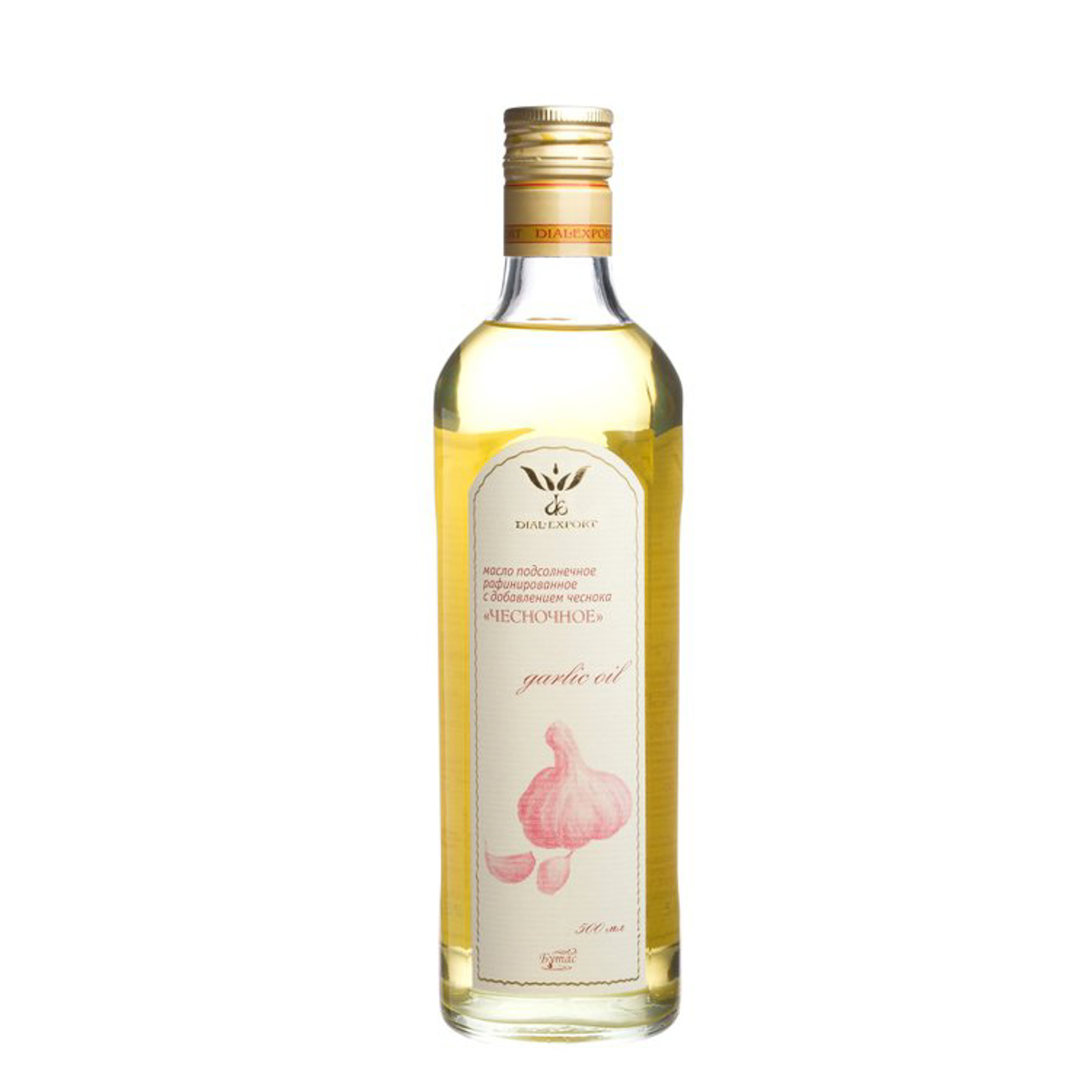 Чесночное масло DIAL-EXPORT 500 мл масло оливковое borges с жареным чесноком 0 2 л стеклянная бутылка
