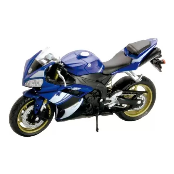 цена Мотоциклы Welly Модель мотоцикла 1:18 yamaha yzf-r1 (12806P)