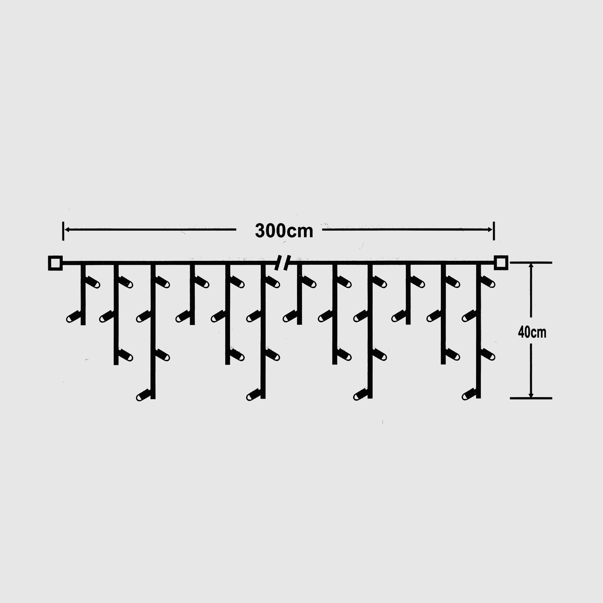 Электрогирлянда Reason 600х40 см 100 LED без стартового шнура Вид№7