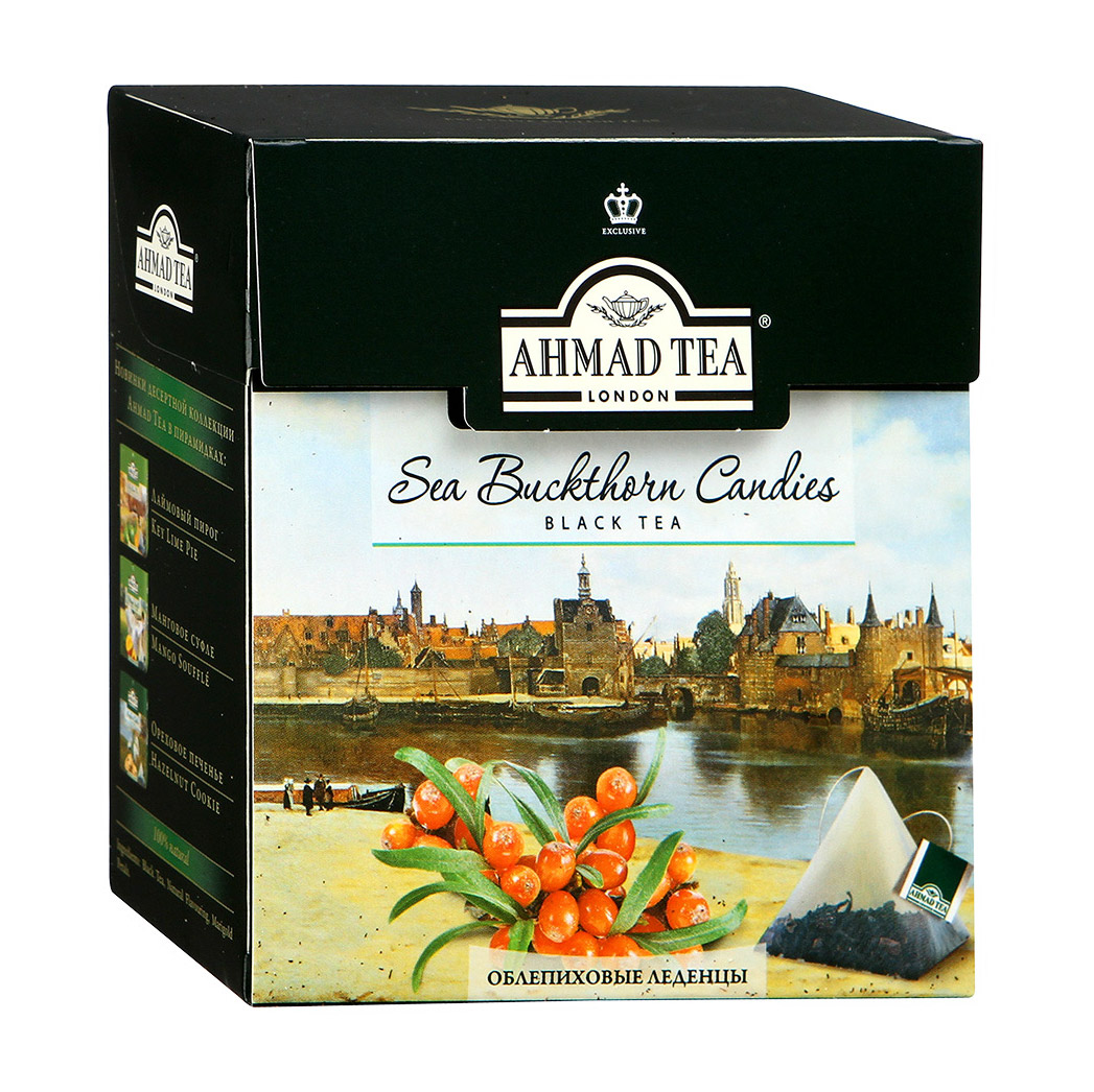 Чай Ahmad Tea Sea Buckthorn Candies Облепиховые леденцы 20х1,8 г чай ahmad ахмад 1 листовой 200 гр