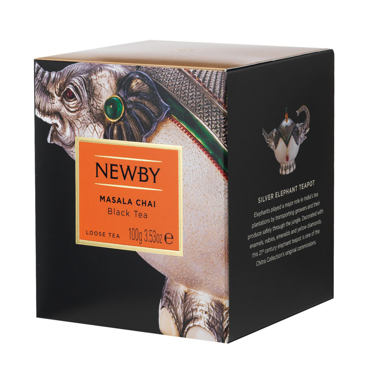 Чай черный Newby Masala Сhai листовой 100 г чай черный newby ceylon листовой 125 г в жестяной банке