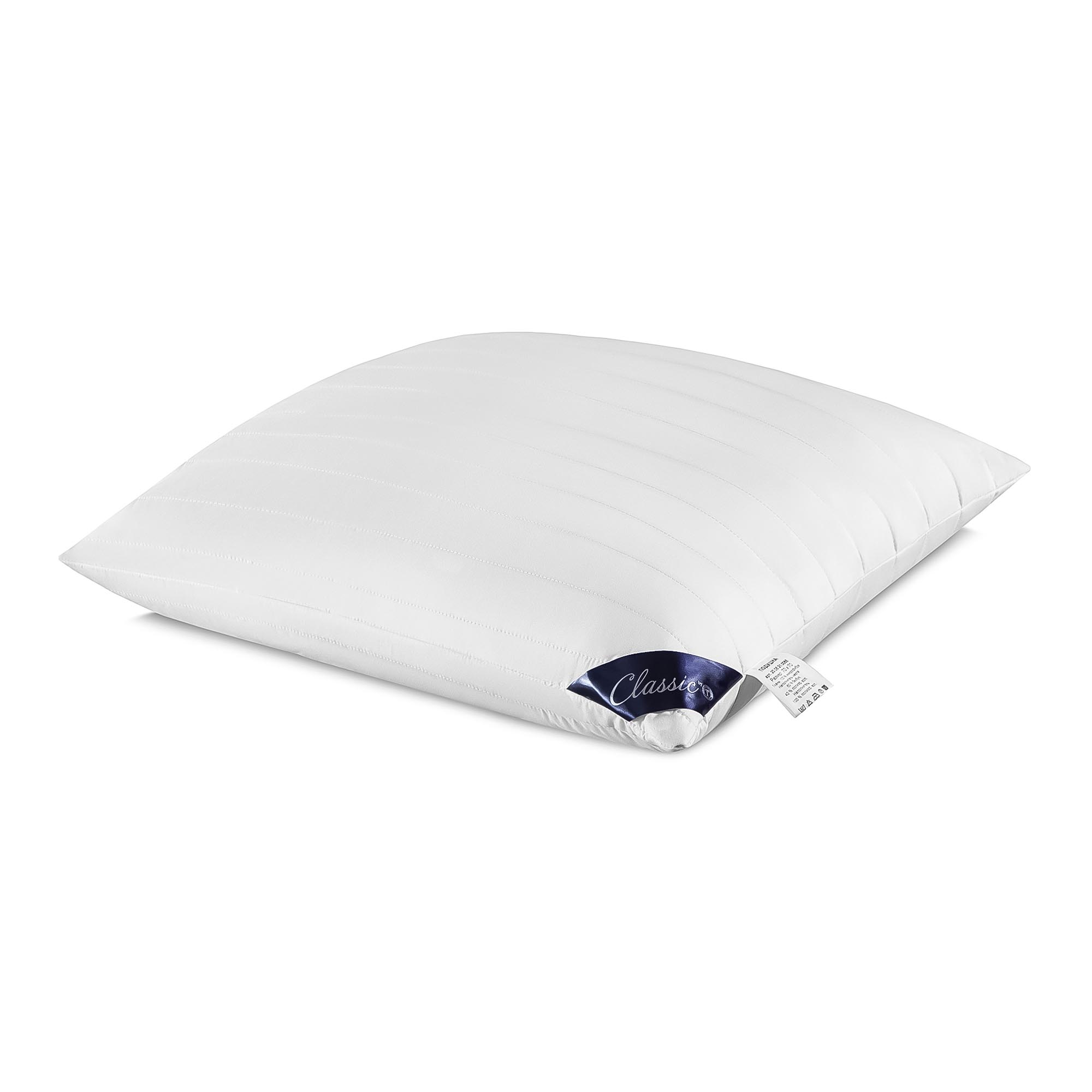 Подушка Classic by T Бамбук эко белая 70х70 см защитный   для подушки medsleep fresh sleep белый с голубым 70х70 см
