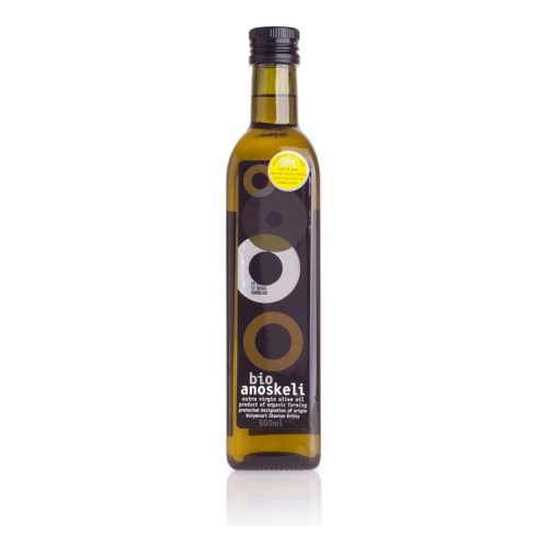 Масло оливковое Anoskeli Extra Virgin БИО 500 мл масло оливковое sitia 0 2 premium gold extra virgin 500 мл