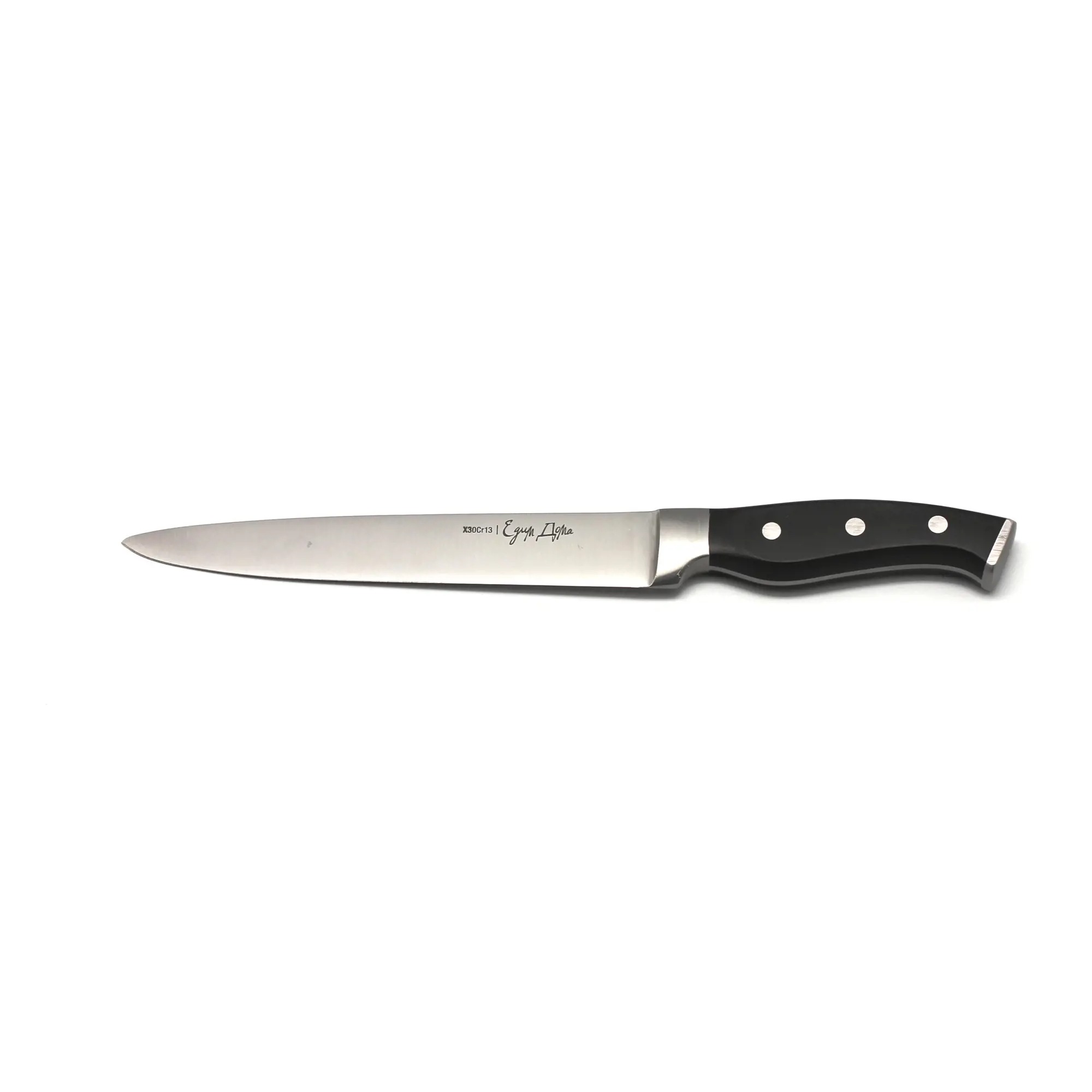 нож для нарезки 20см серия corrida agness Нож для нарезки Едим дома 20см кованый (ED-104)