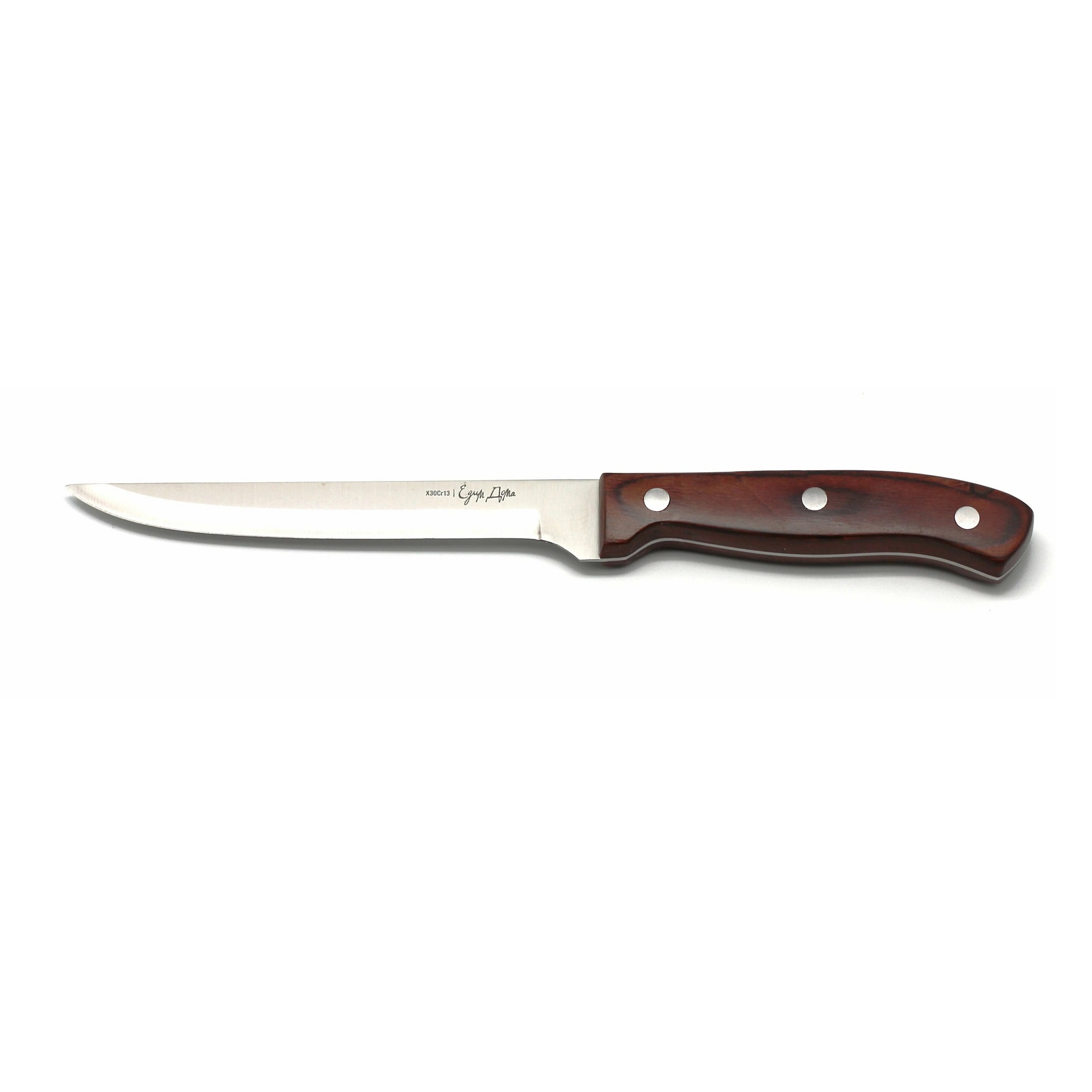 Нож  обвалочный Едим дома 15см листовой, цвет коричневый - фото 1