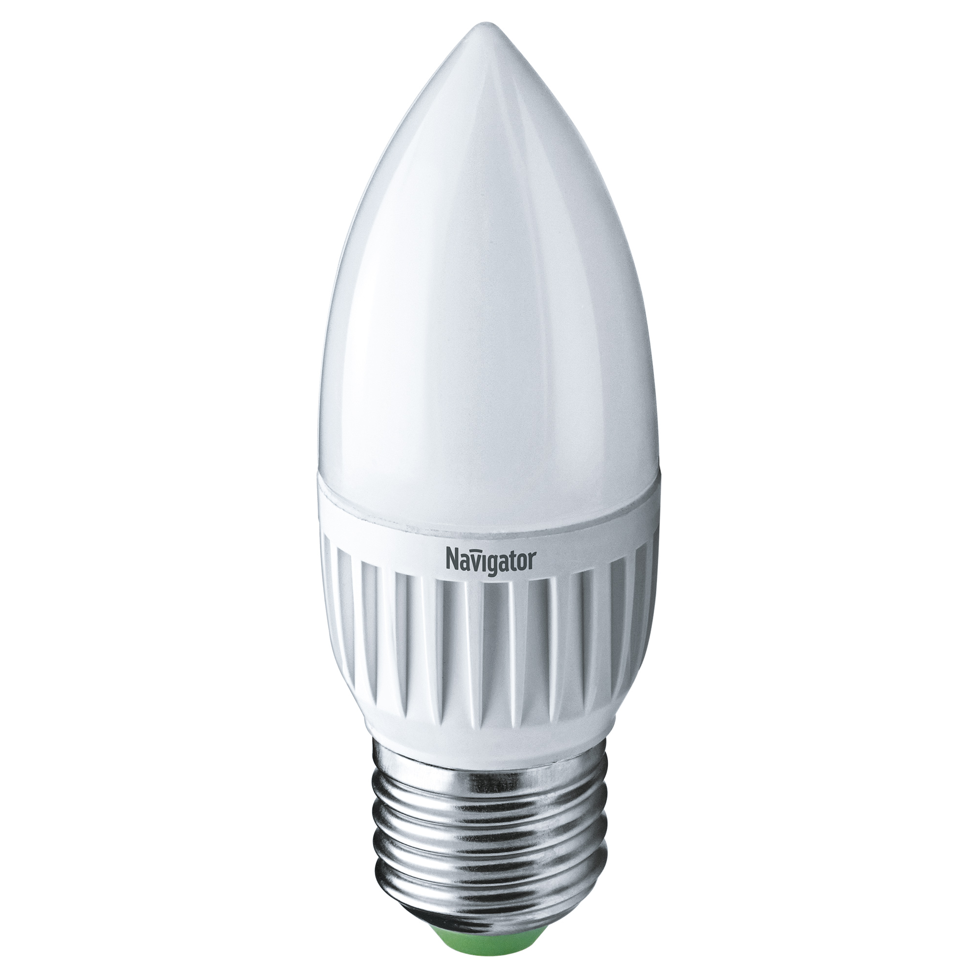 Лампа светодиодная Navigator свеча матовая 7Вт цоколь E27 (теплый свет)