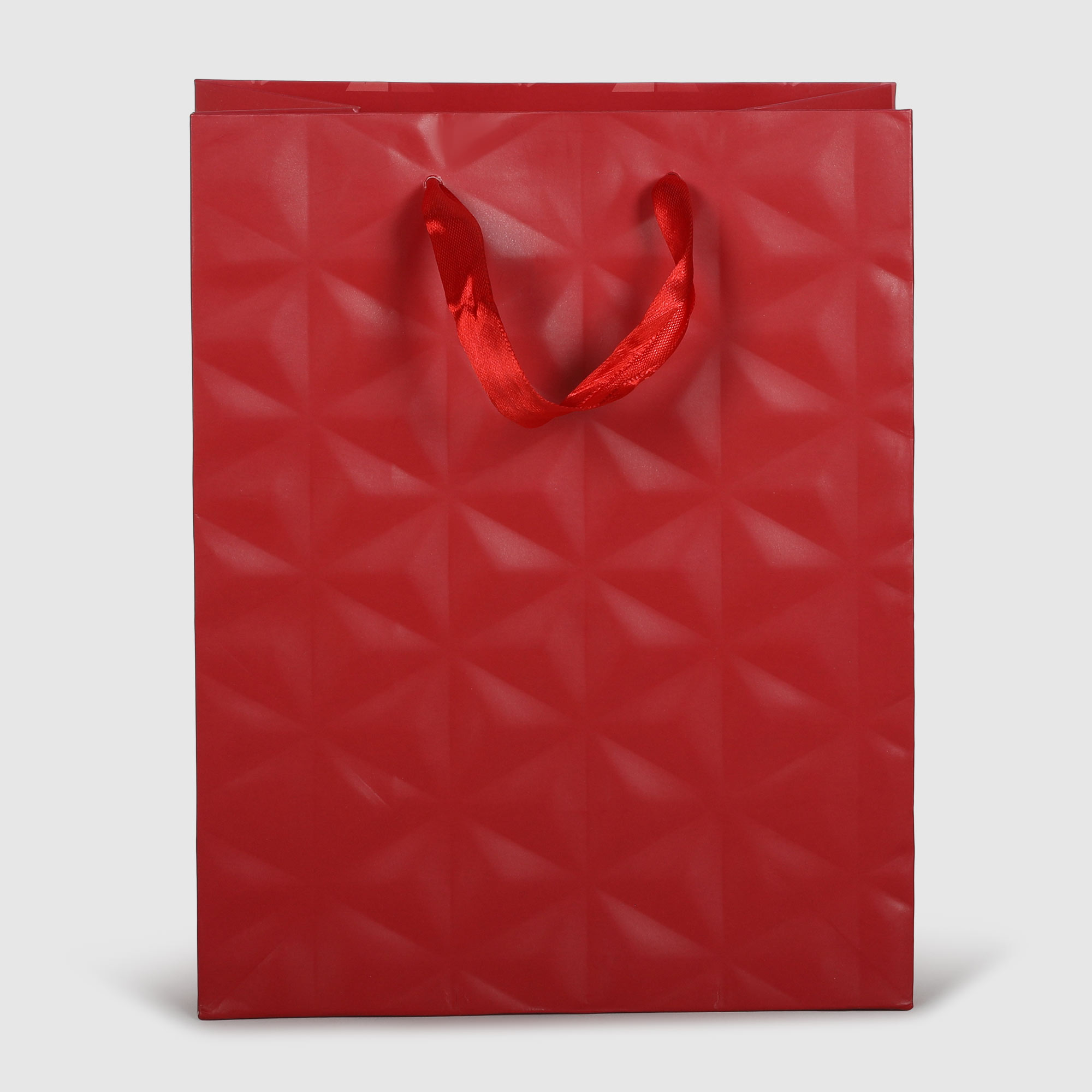 Пакет подарочный Мегамаг MLUX 18х22,7х10 см, цвет красный - фото 2