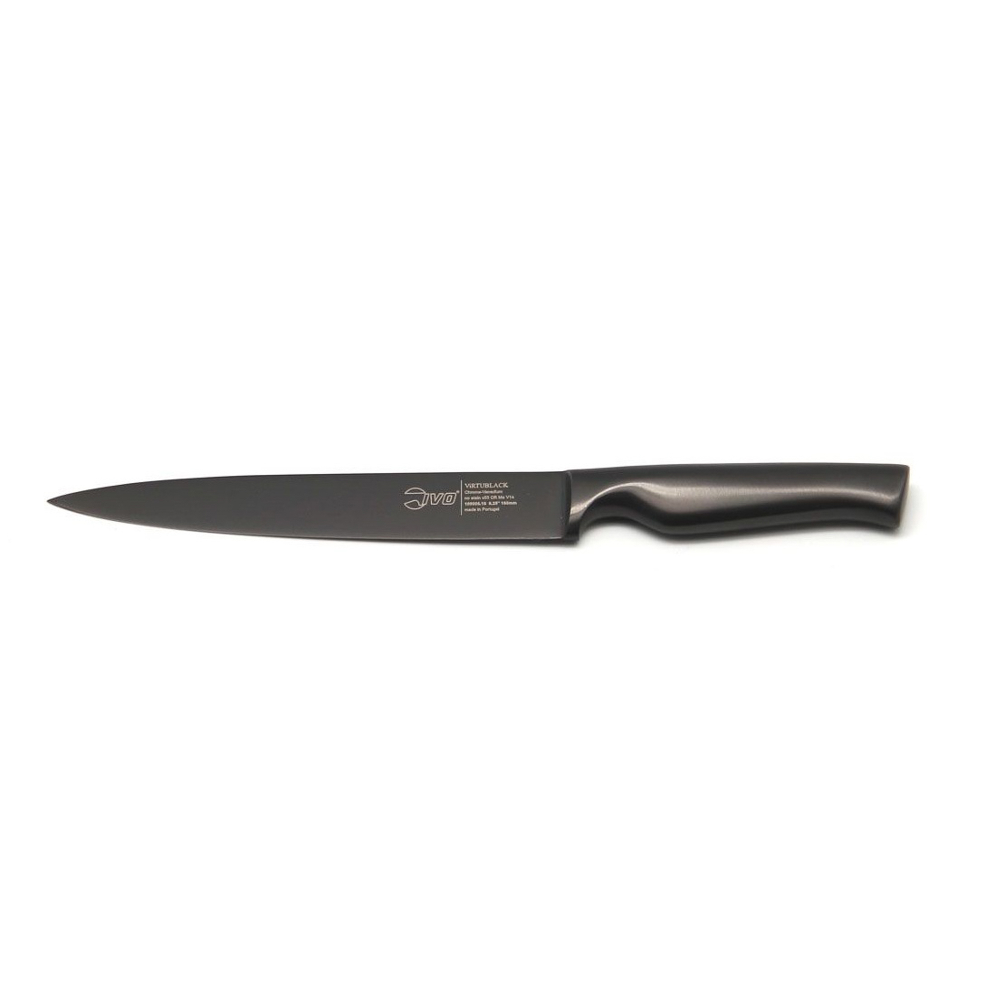 Нож кухонный 16см virtu black Ivo набор ножей для стейка ivo virtu