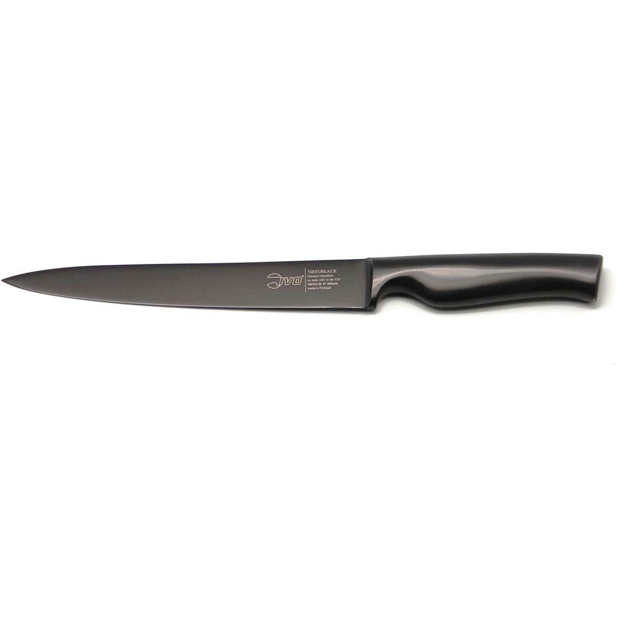Нож разделочный 20см virtu black Ivo набор ножей для стейка ivo virtu
